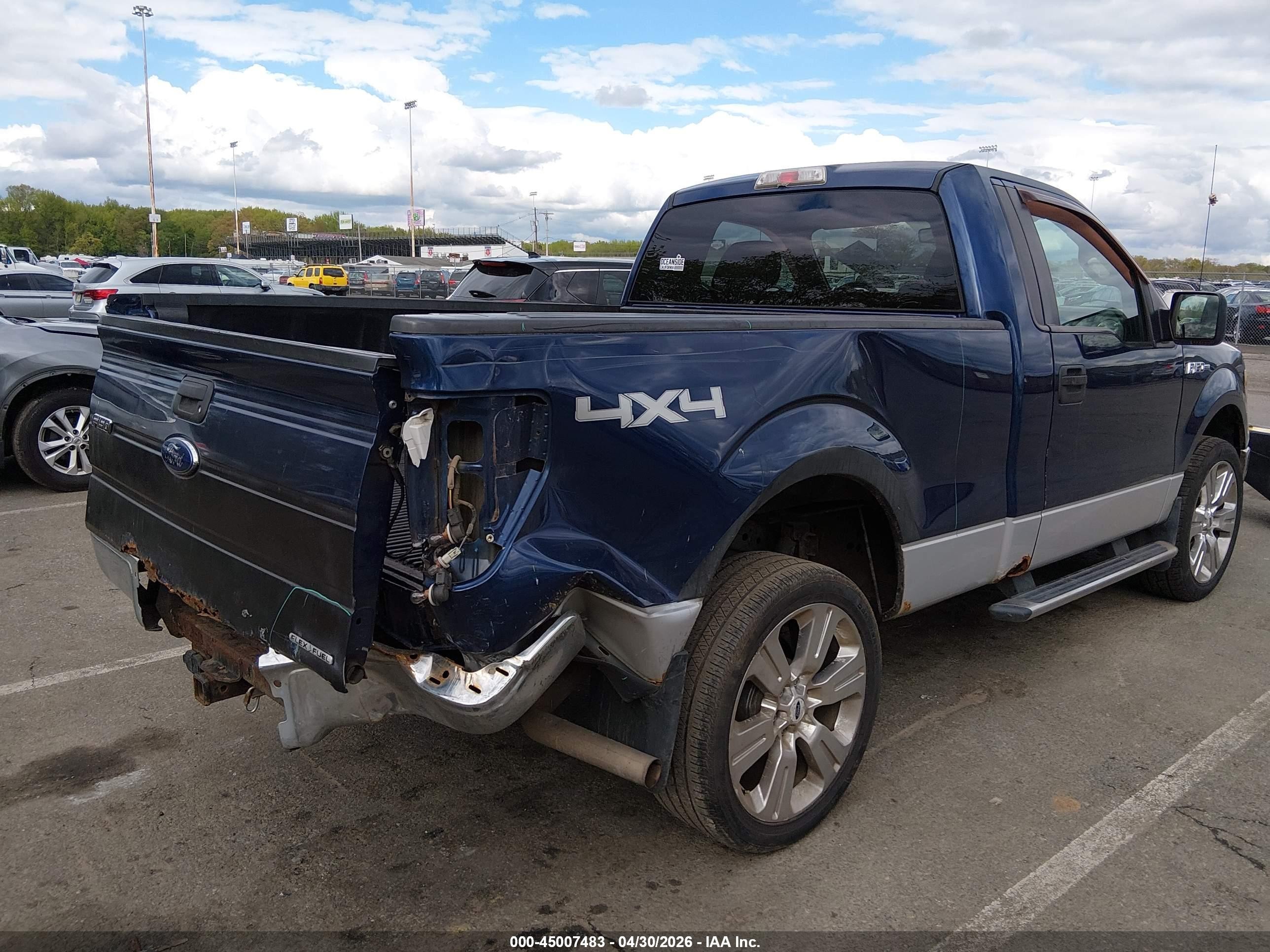 2011 Ford F-150 Xlt Dark Blue vin: 1FTMF1EM0BFB80002