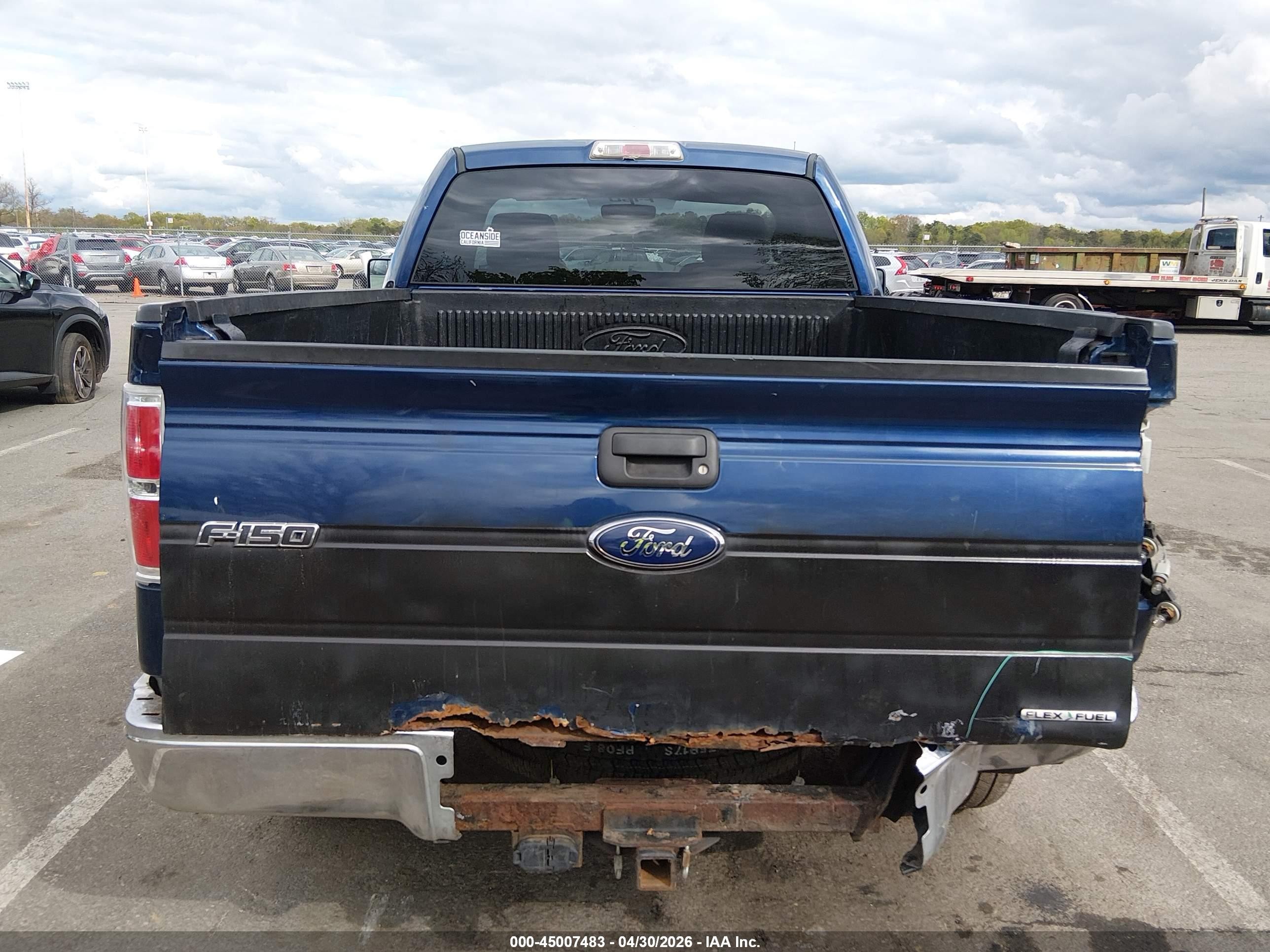 2011 Ford F-150 Xlt Dark Blue vin: 1FTMF1EM0BFB80002