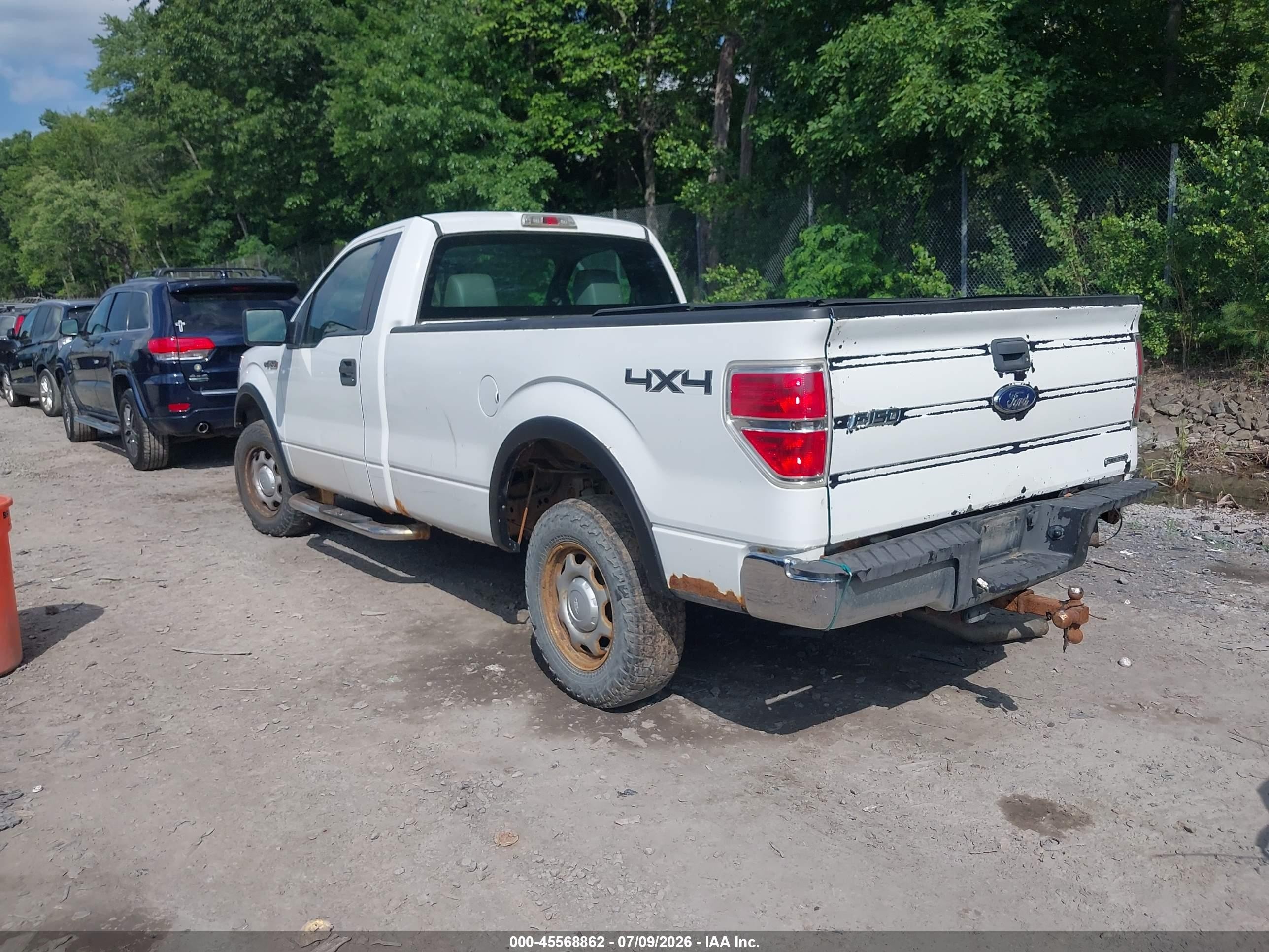 2011 Ford F-150 Stx/xl/xlt White vin: 1FTMF1EM0BKD82832