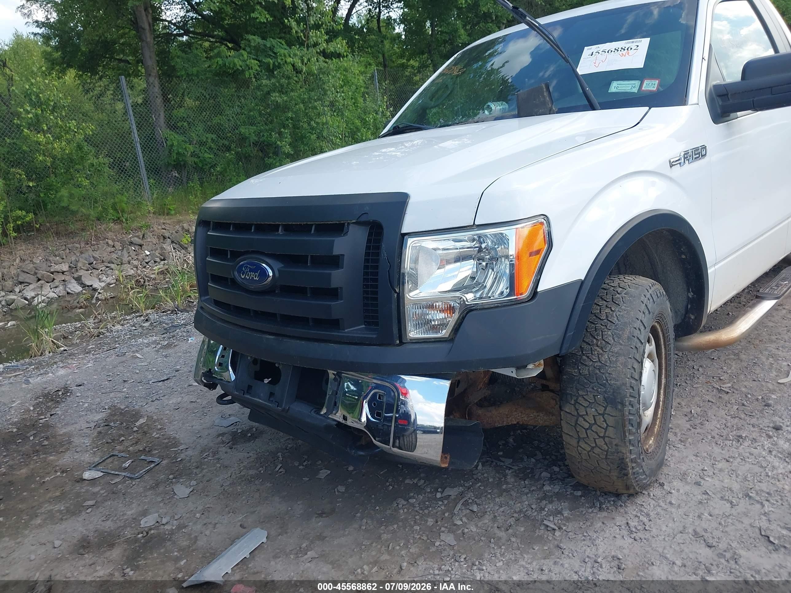 2011 Ford F-150 Stx/xl/xlt White vin: 1FTMF1EM0BKD82832