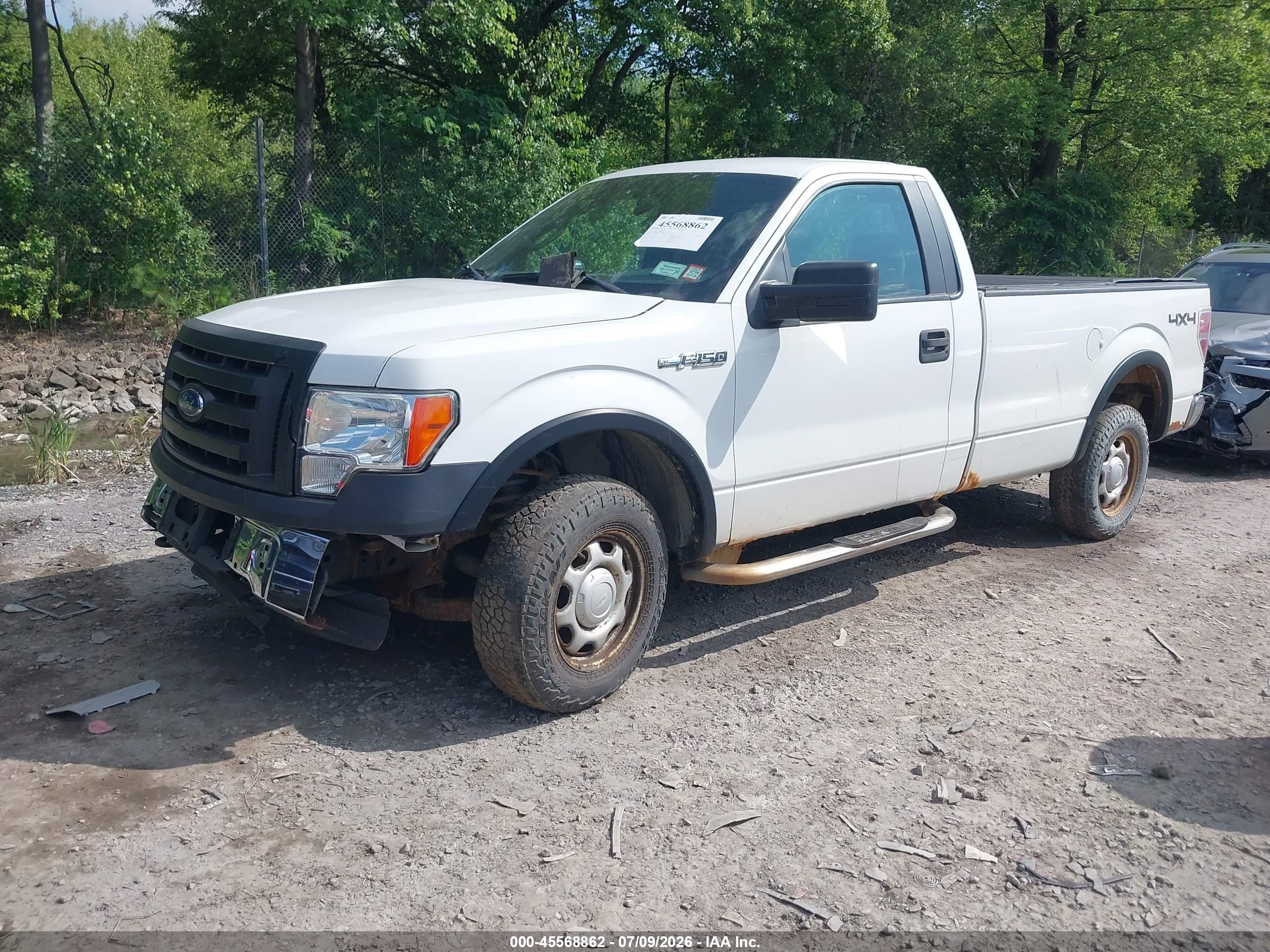 2011 Ford F-150 Stx/xl/xlt White vin: 1FTMF1EM0BKD82832