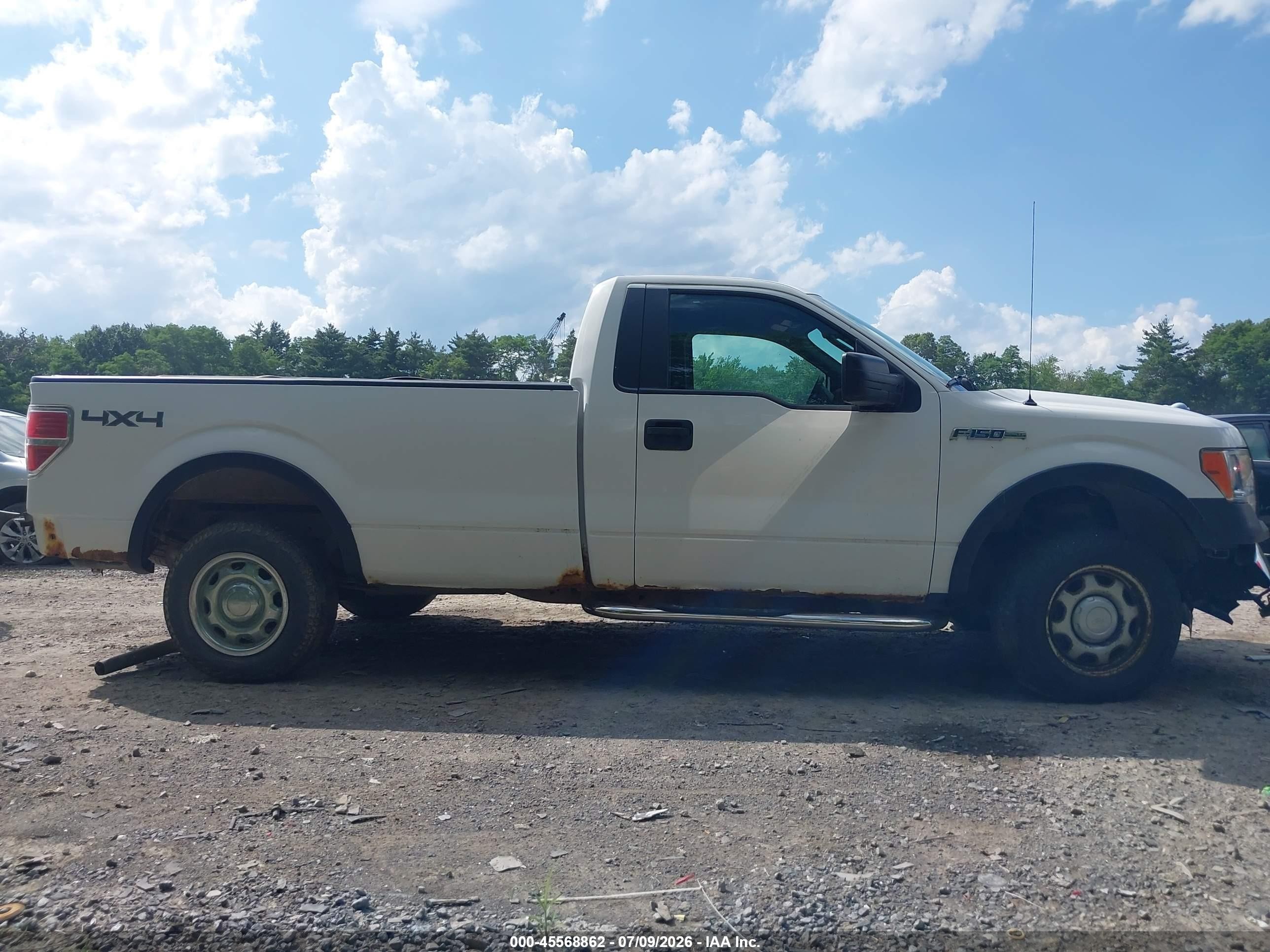 2011 Ford F-150 Stx/xl/xlt White vin: 1FTMF1EM0BKD82832