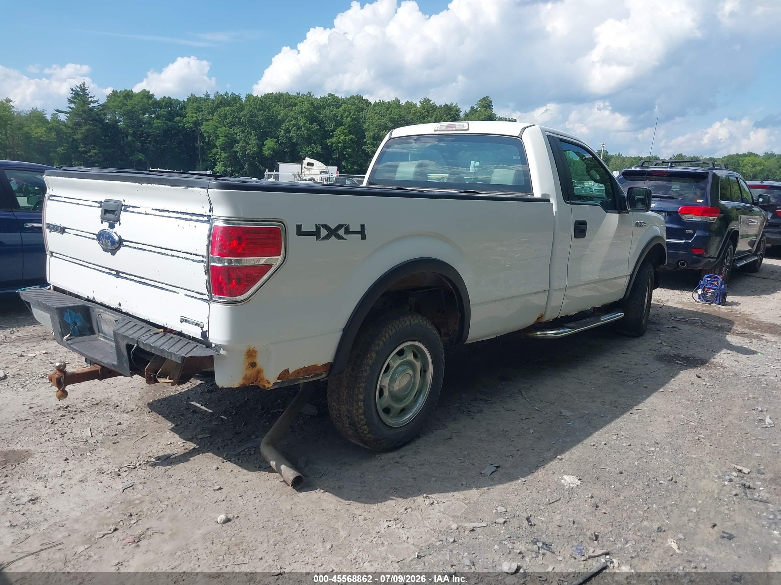 2011 Ford F-150 Stx/xl/xlt White vin: 1FTMF1EM0BKD82832