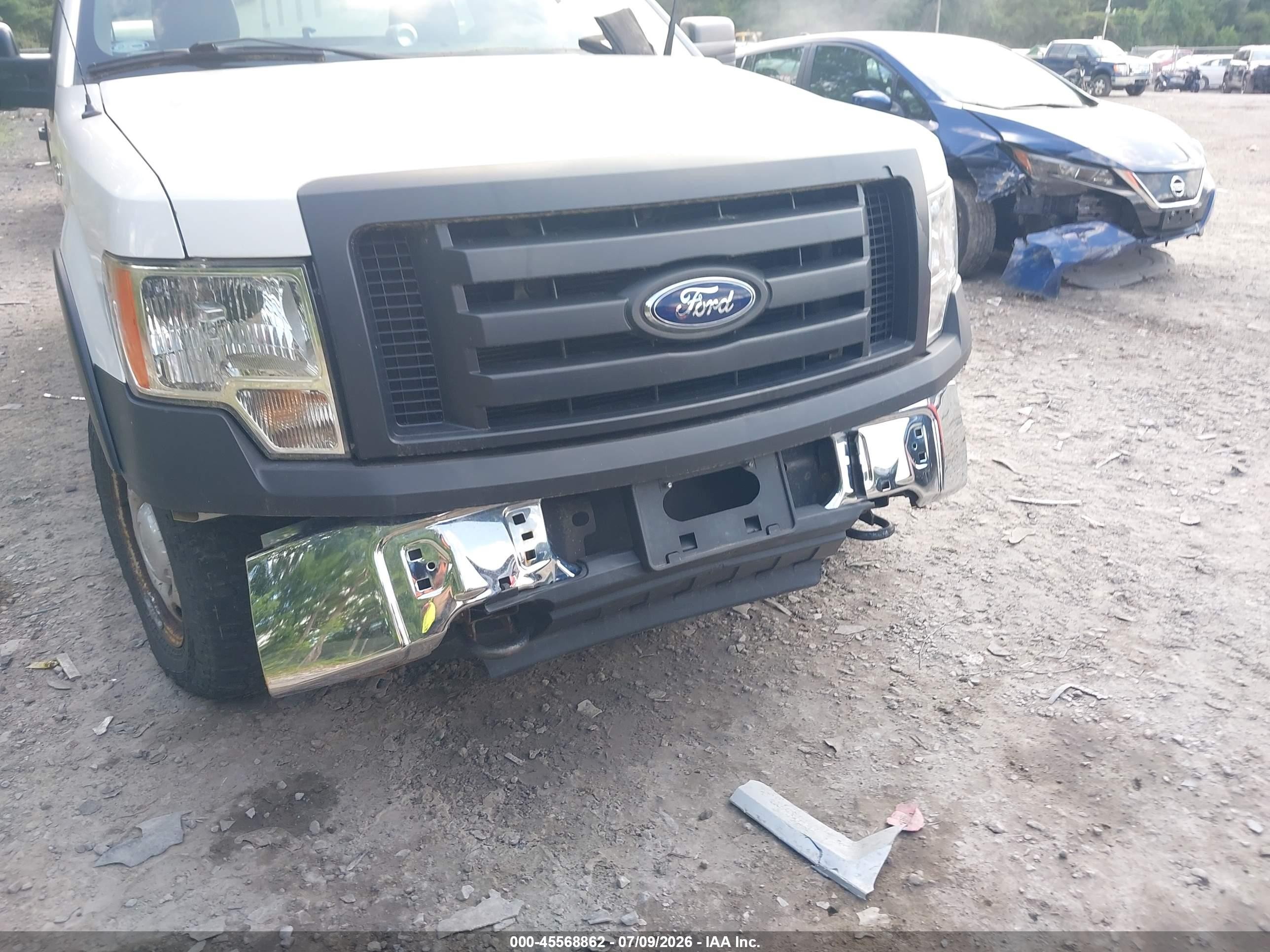 2011 Ford F-150 Stx/xl/xlt White vin: 1FTMF1EM0BKD82832