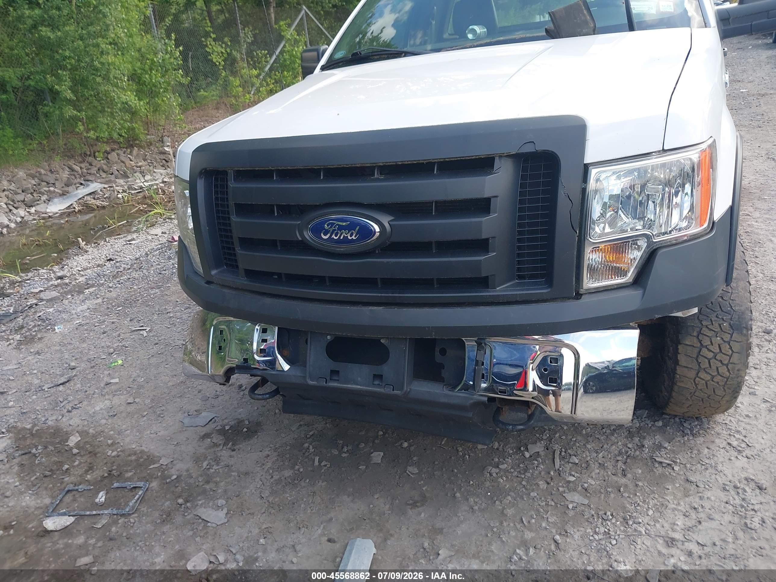 2011 Ford F-150 Stx/xl/xlt White vin: 1FTMF1EM0BKD82832
