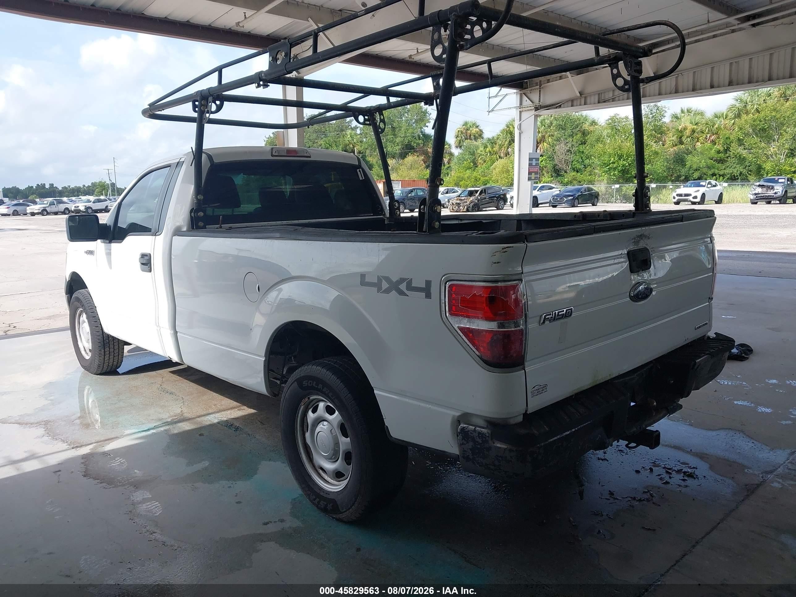 2012 Ford F-150 Xl White vin: 1FTMF1EM0CKD52487