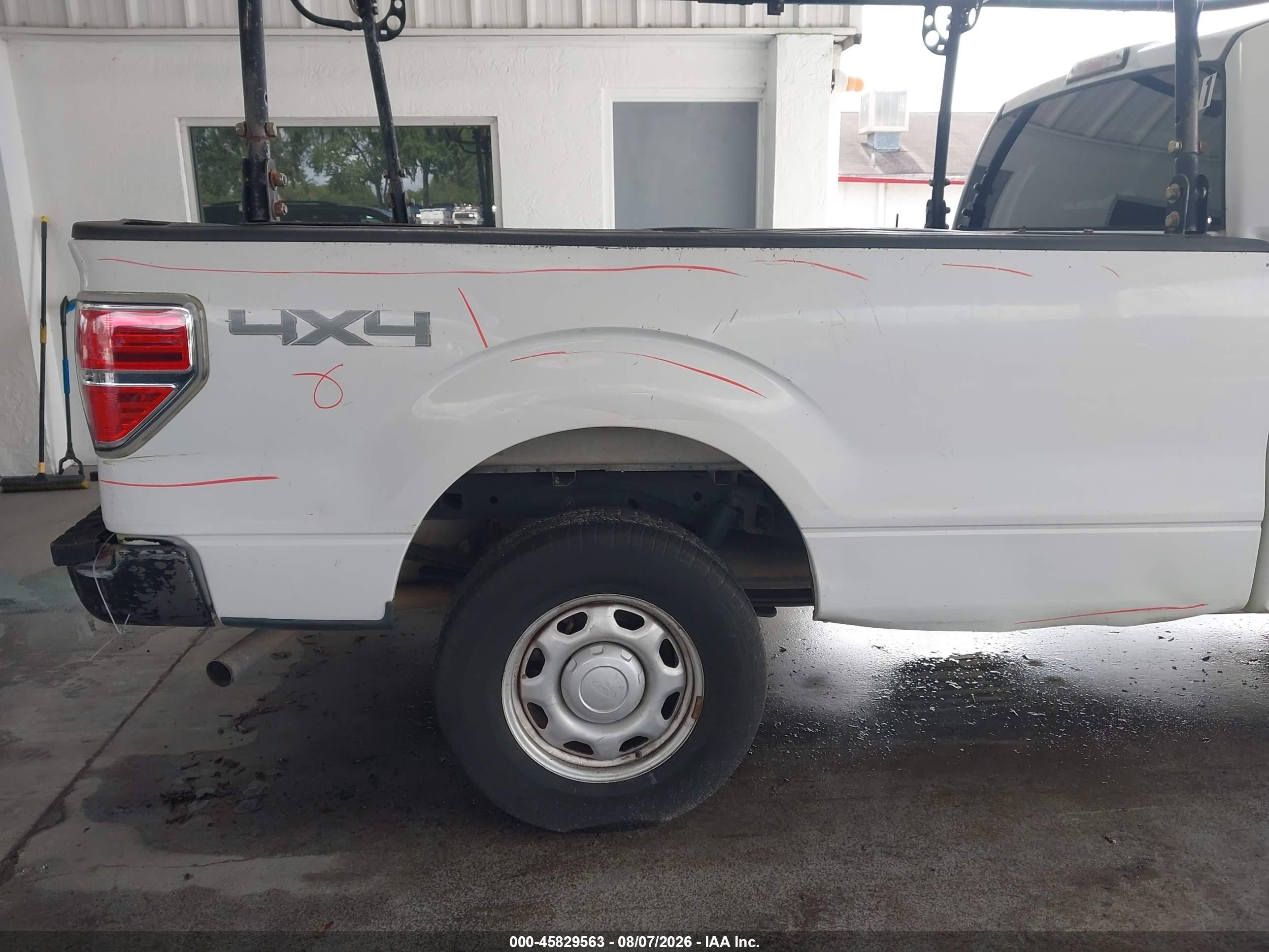 2012 Ford F-150 Xl White vin: 1FTMF1EM0CKD52487