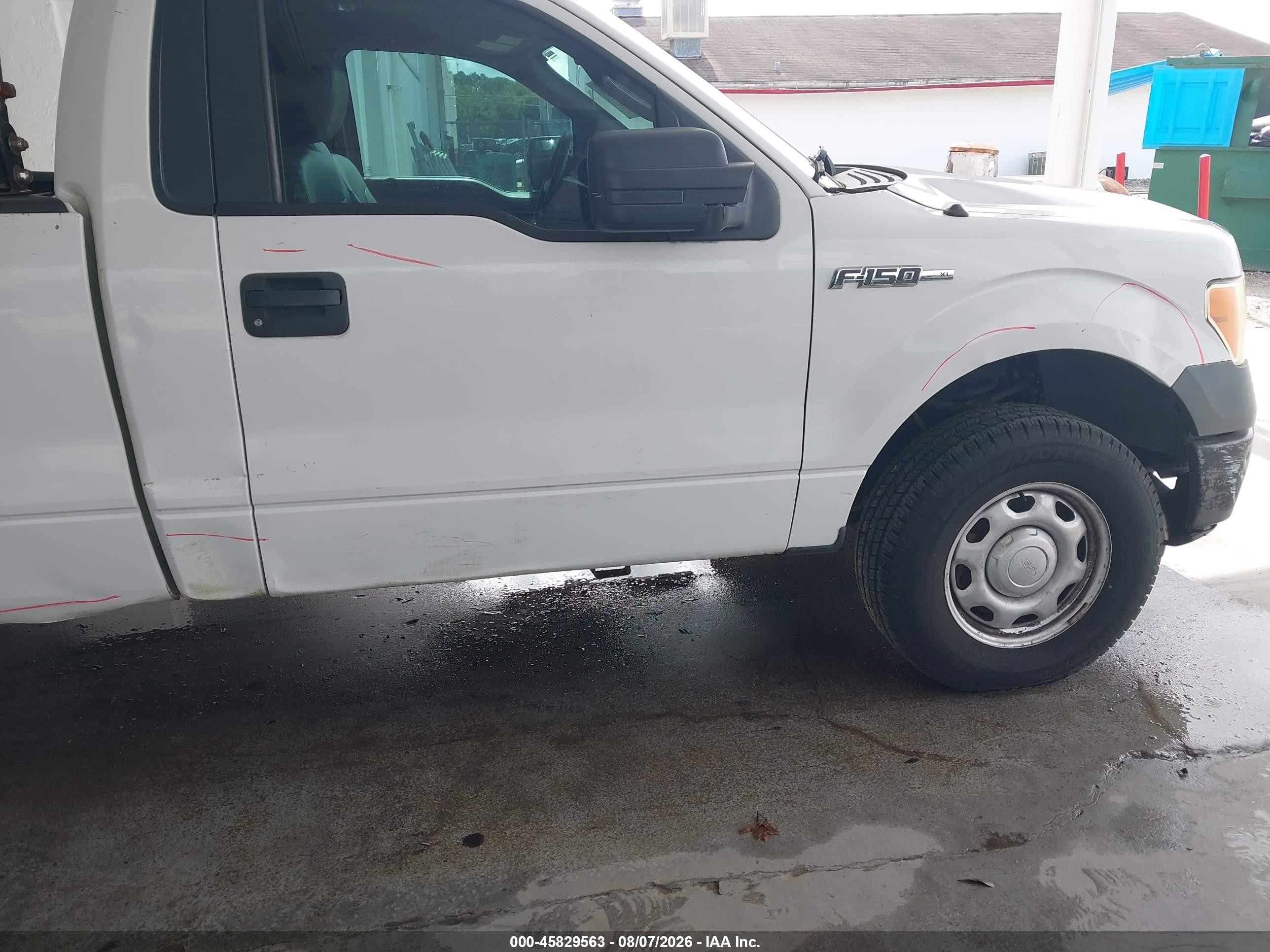 2012 Ford F-150 Xl White vin: 1FTMF1EM0CKD52487