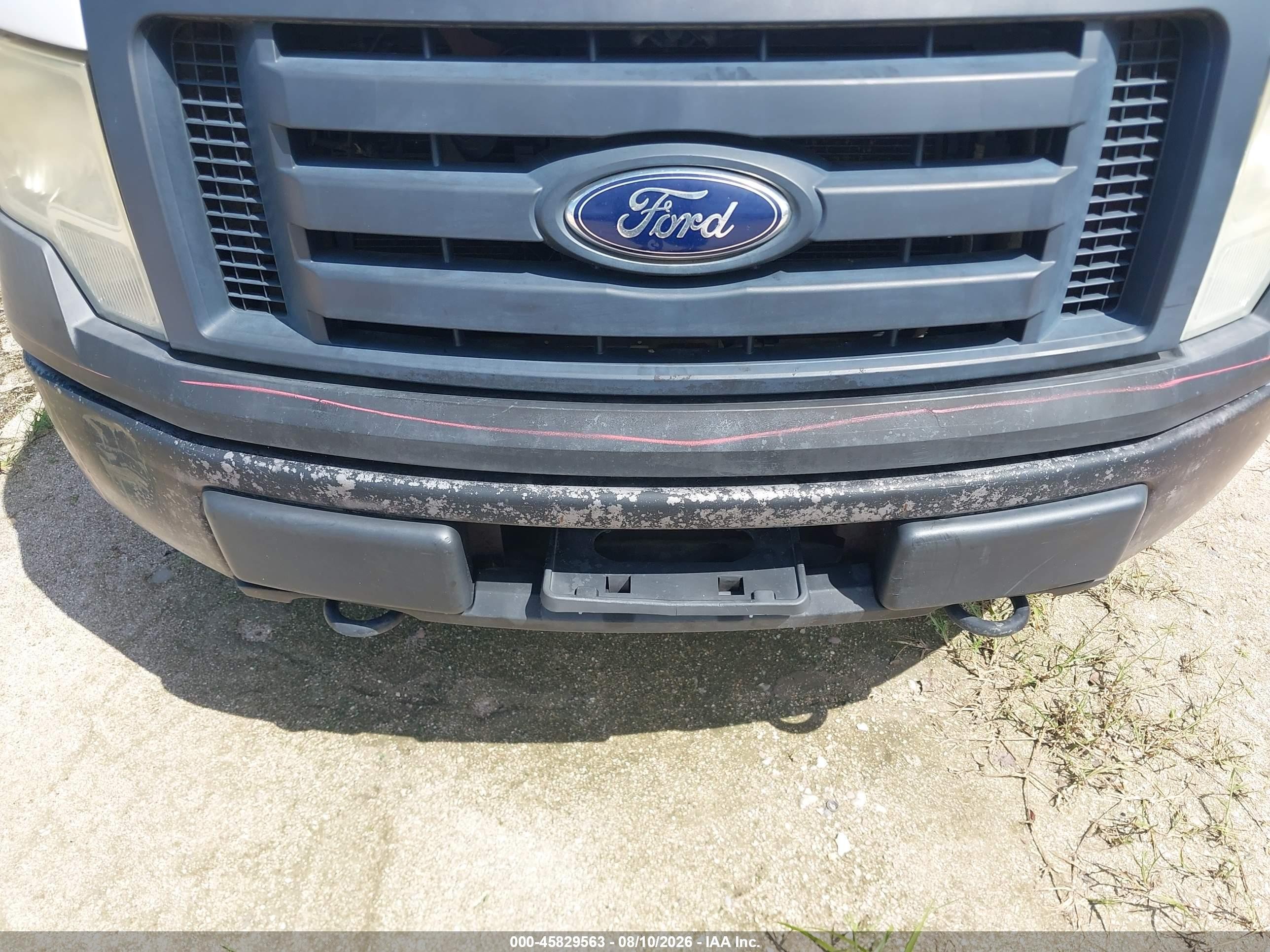 2012 Ford F-150 Xl White vin: 1FTMF1EM0CKD52487