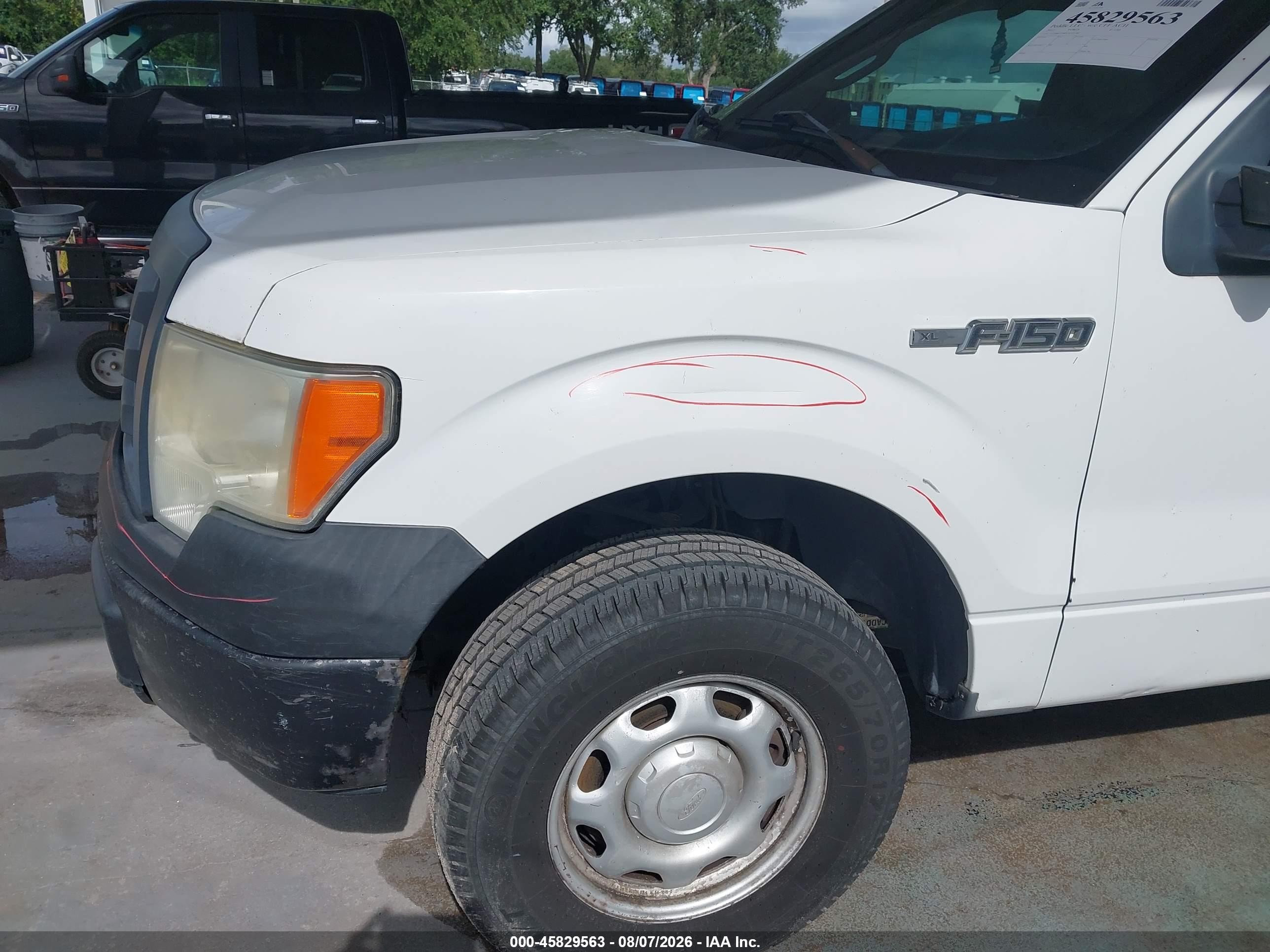 2012 Ford F-150 Xl White vin: 1FTMF1EM0CKD52487