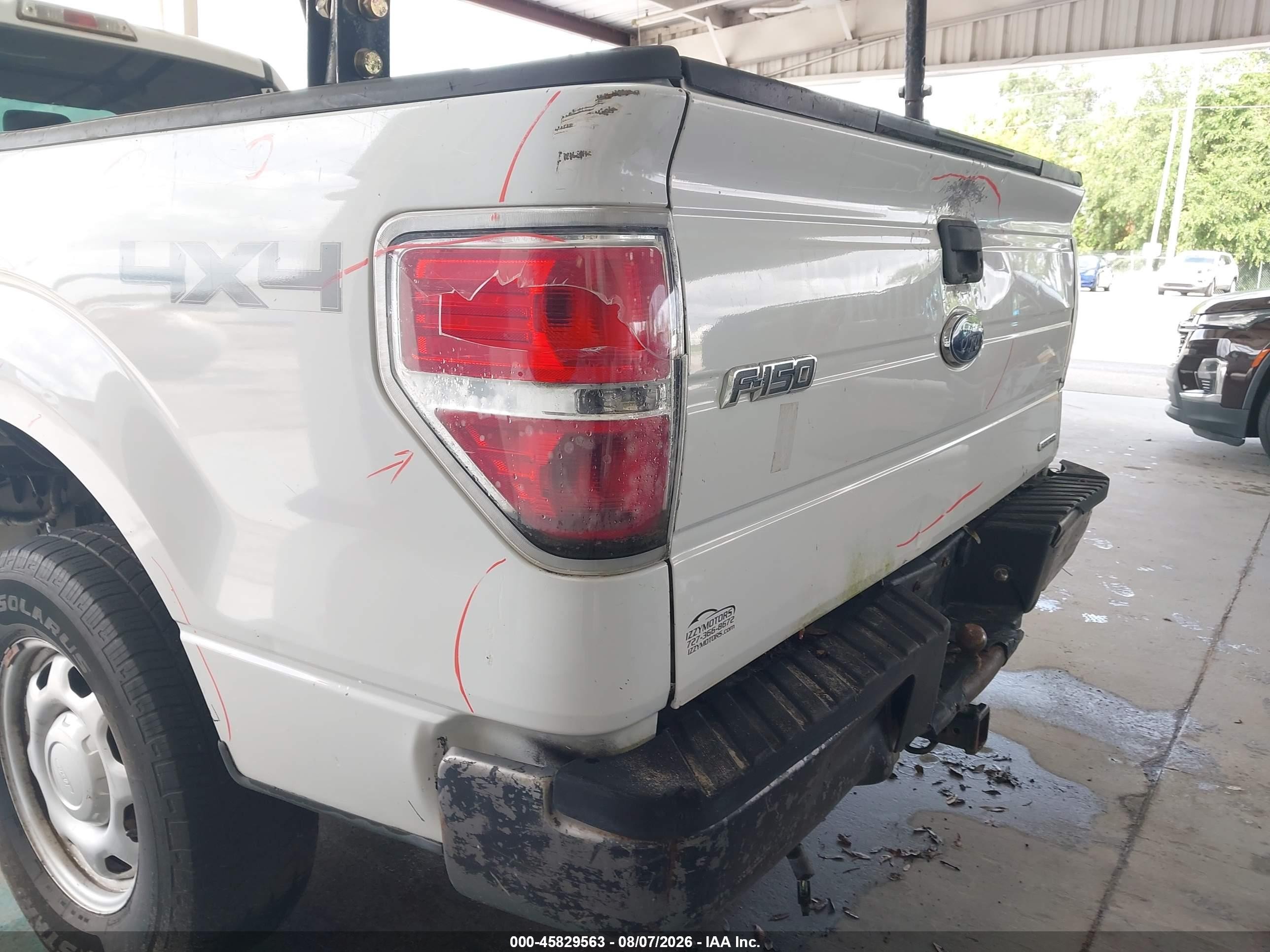 2012 Ford F-150 Xl White vin: 1FTMF1EM0CKD52487