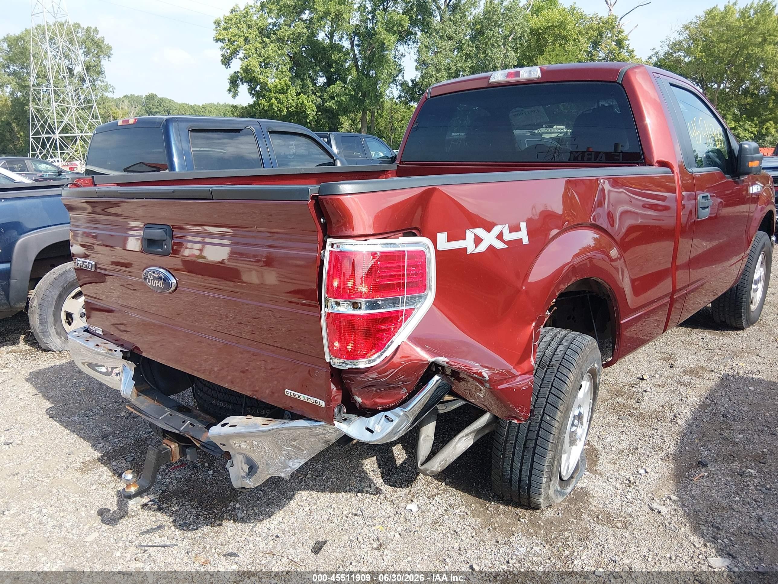 2014 Ford F-150 Xlt Orange vin: 1FTMF1EM0EKE46842