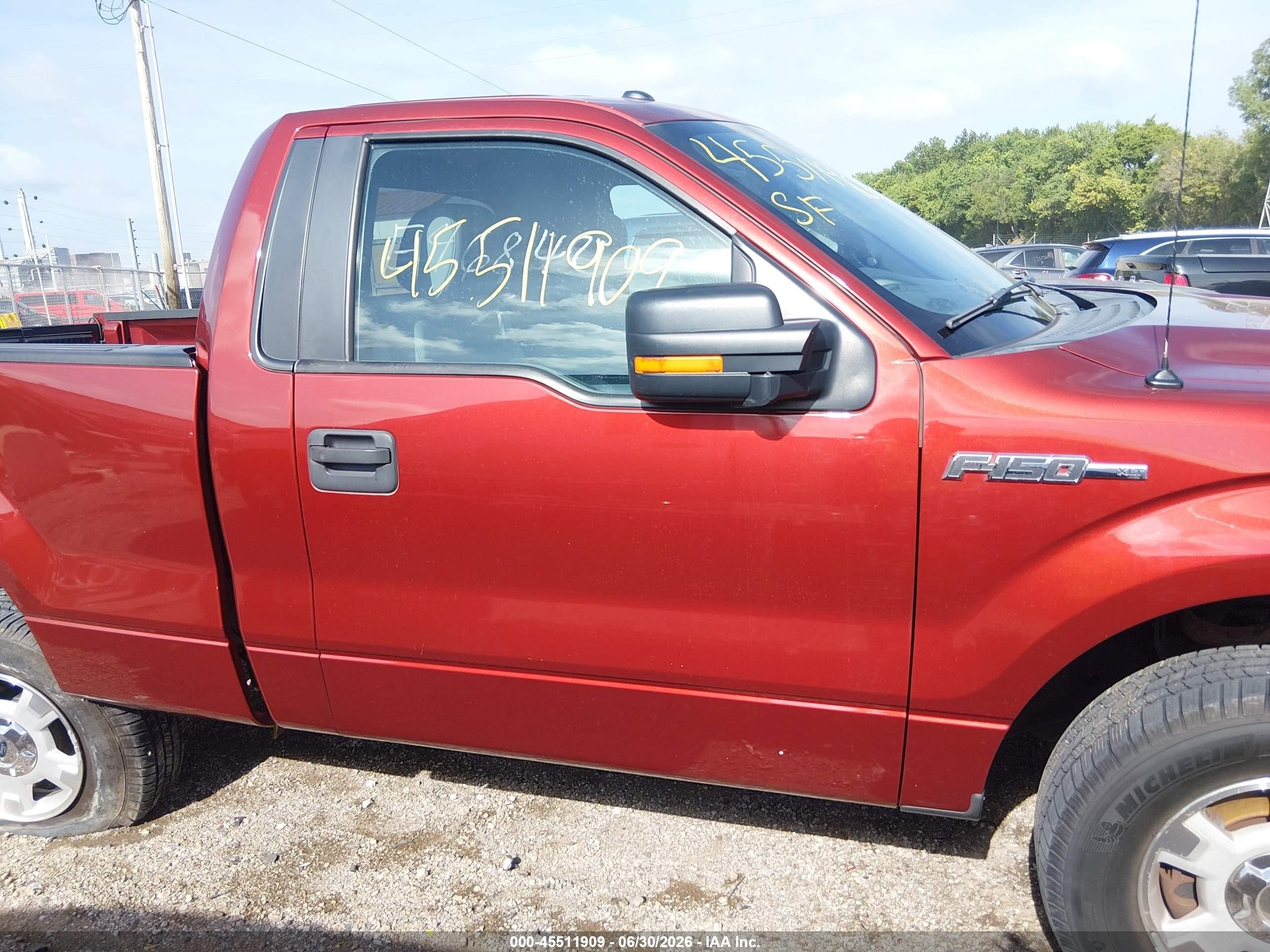 2014 Ford F-150 Xlt Orange vin: 1FTMF1EM0EKE46842