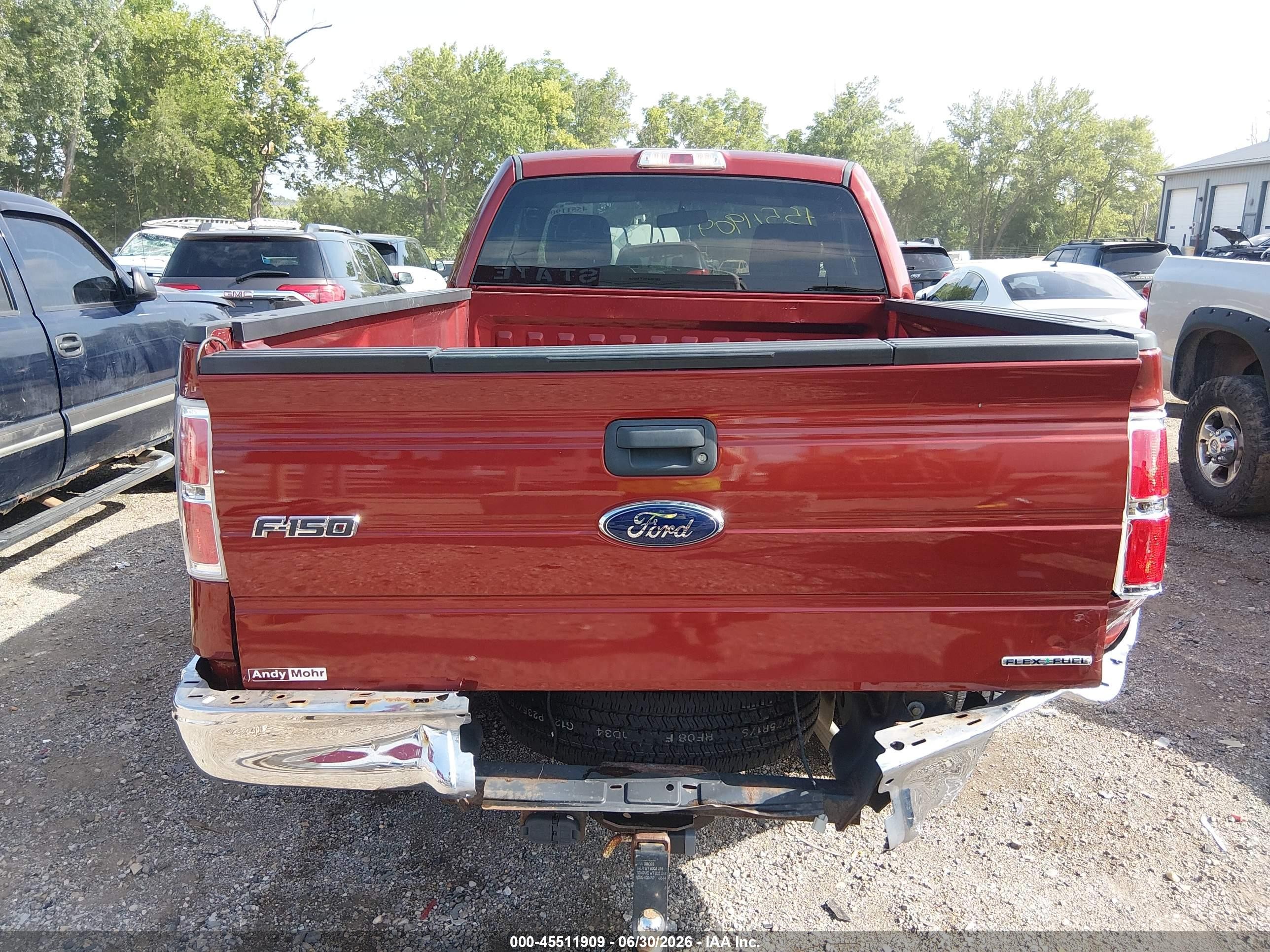 2014 Ford F-150 Xlt Orange vin: 1FTMF1EM0EKE46842