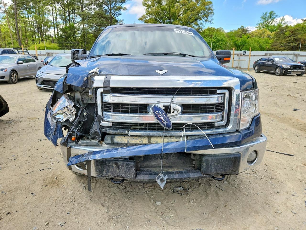 2014 Ford F150 Blue vin: 1FTMF1EM1EKE36370