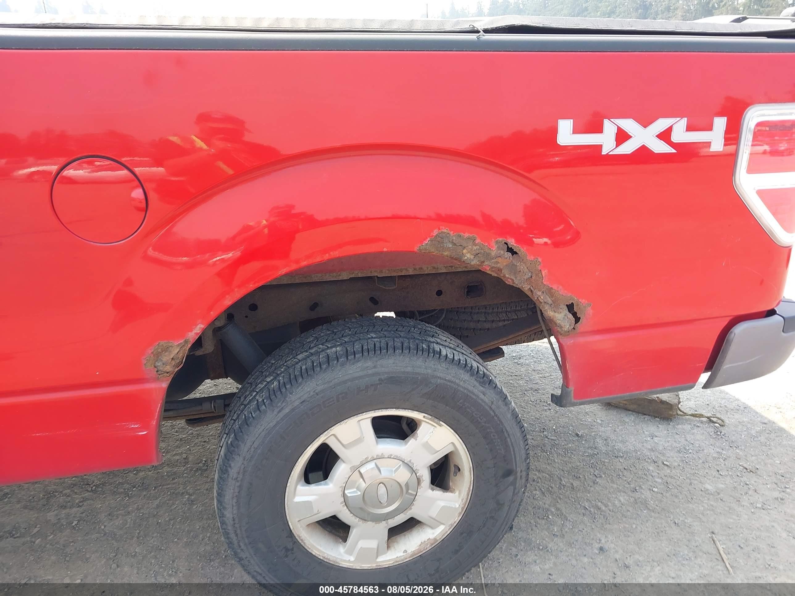 2012 Ford F-150 Xl Red vin: 1FTMF1EM2CKE03777