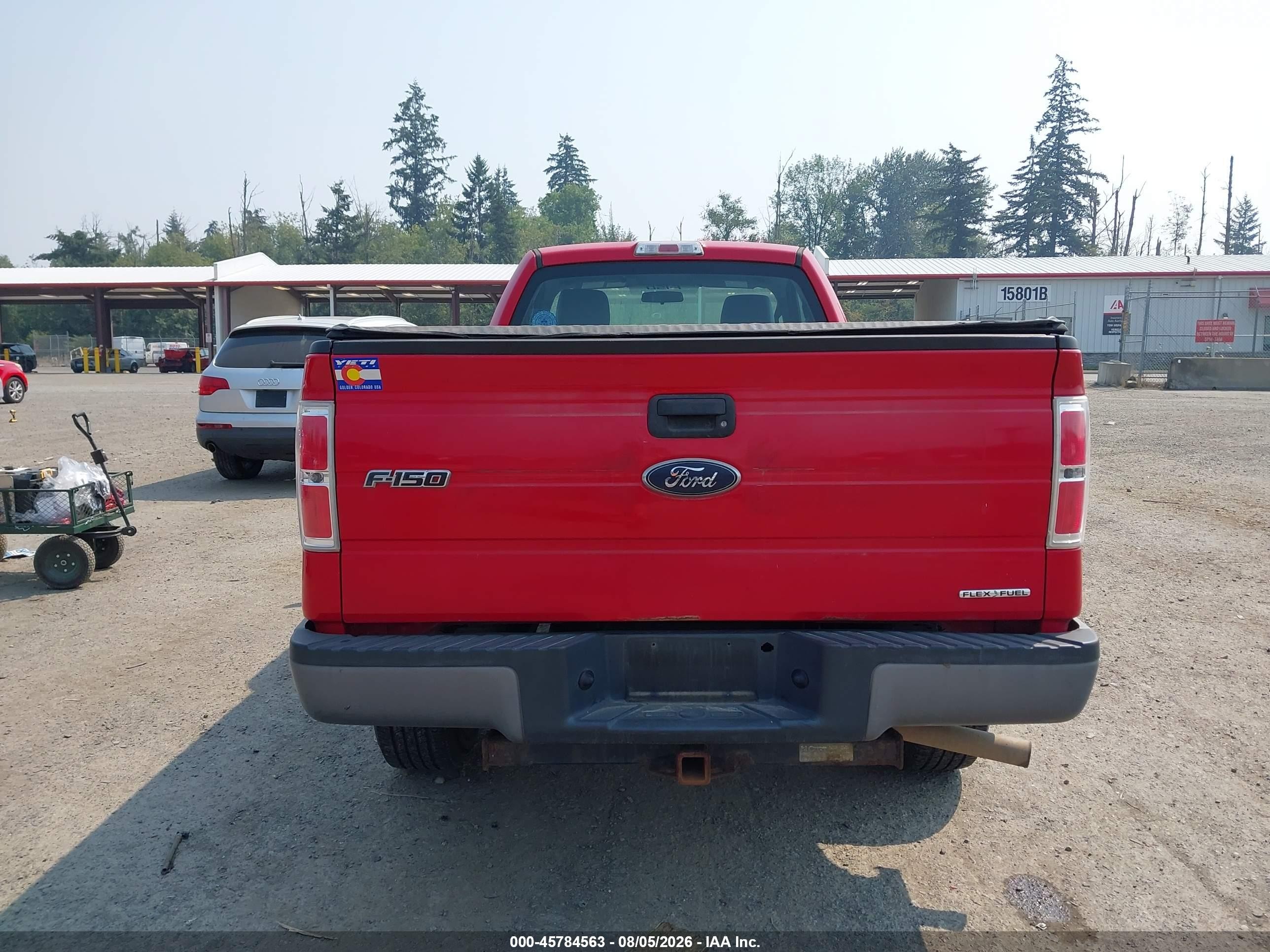 2012 Ford F-150 Xl Red vin: 1FTMF1EM2CKE03777