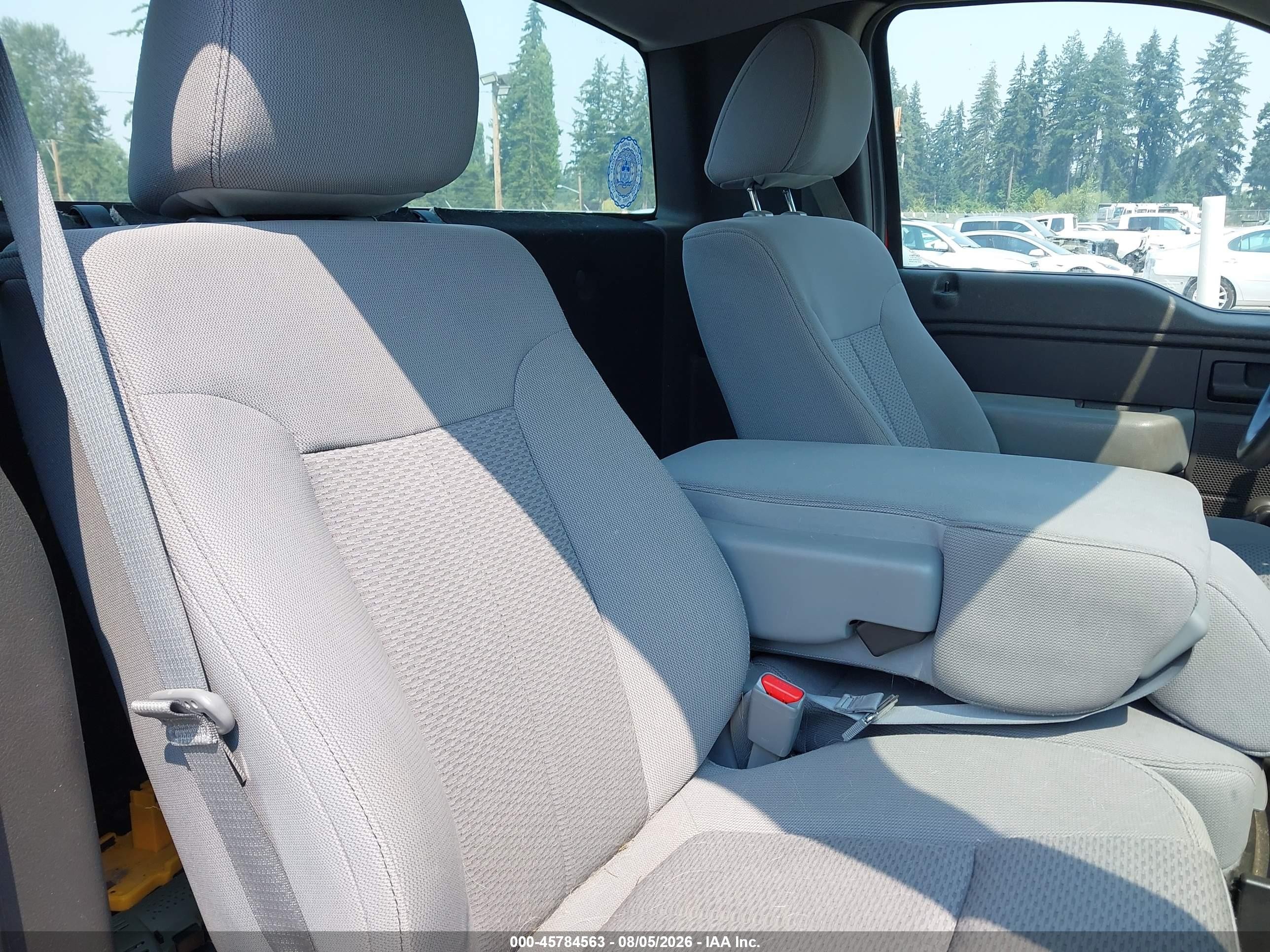 2012 Ford F-150 Xl Red vin: 1FTMF1EM2CKE03777