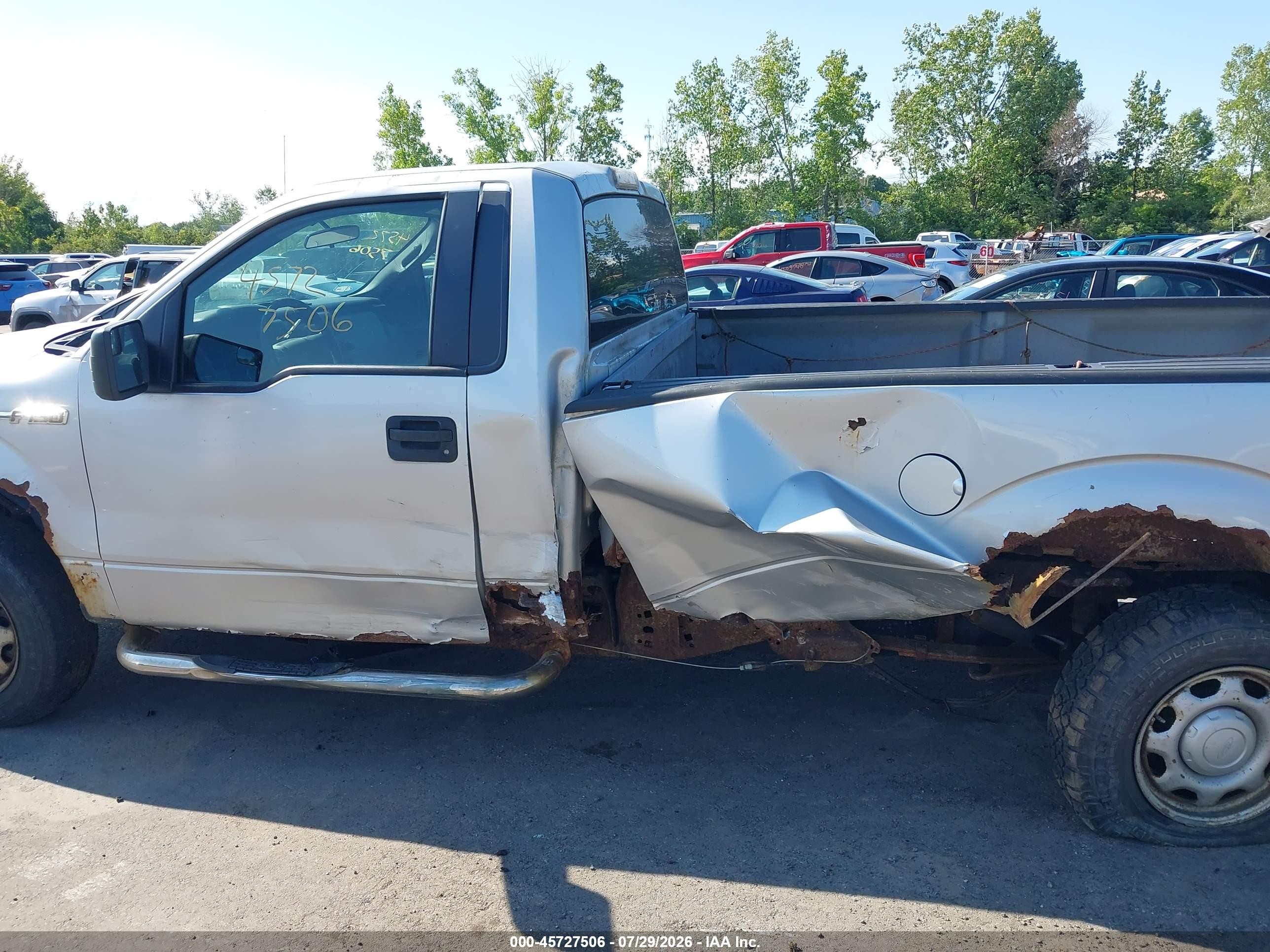 2011 Ford F-150 Xl Gray vin: 1FTMF1EM3BKE14706