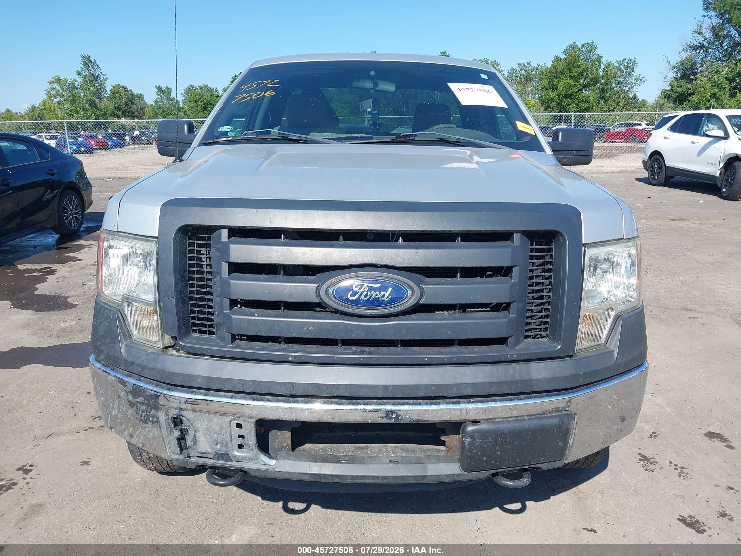 2011 Ford F-150 Xl Gray vin: 1FTMF1EM3BKE14706