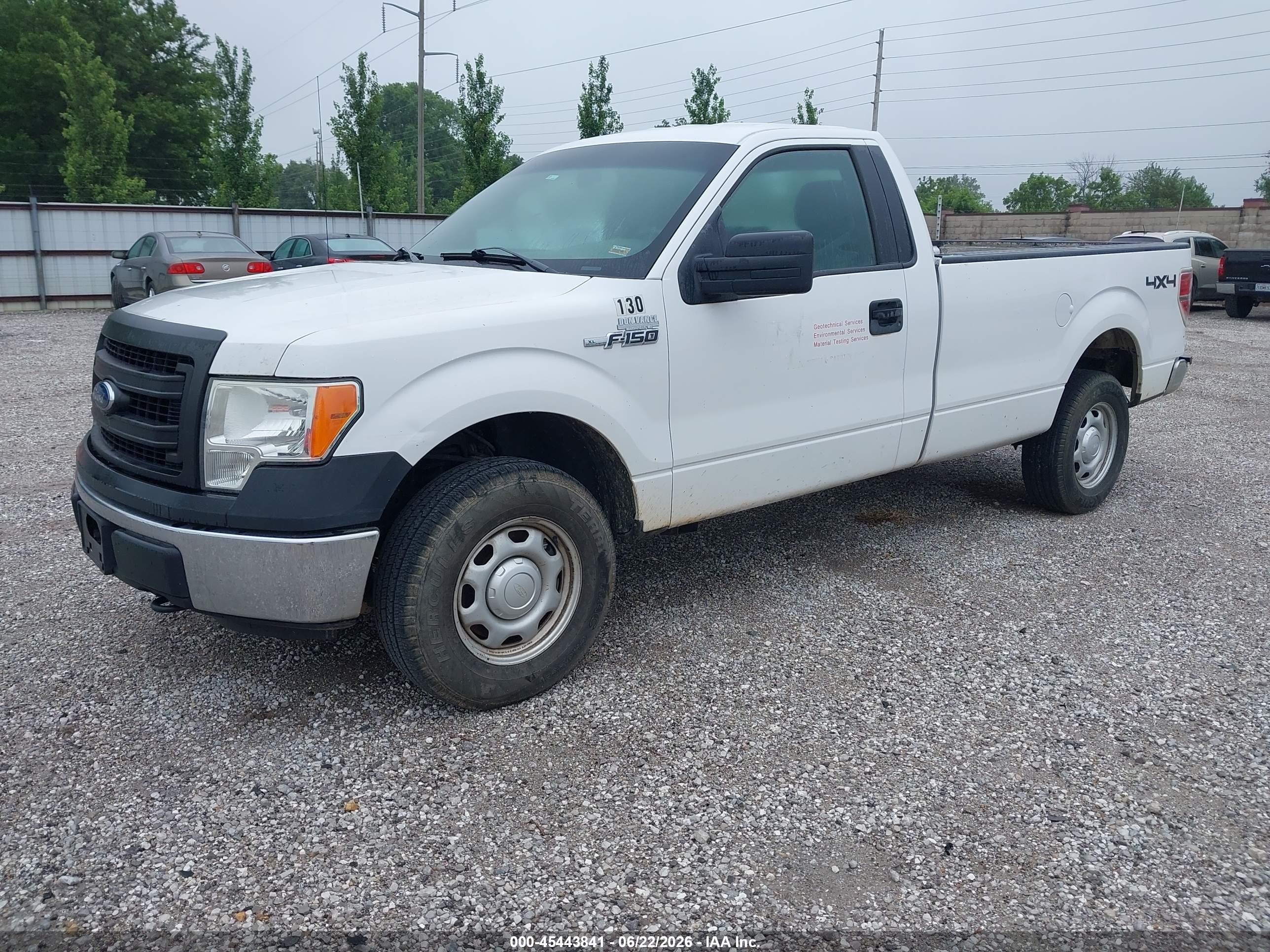 2013 Ford F-150 Stx/xl/xlt White vin: 1FTMF1EM3DKG28095