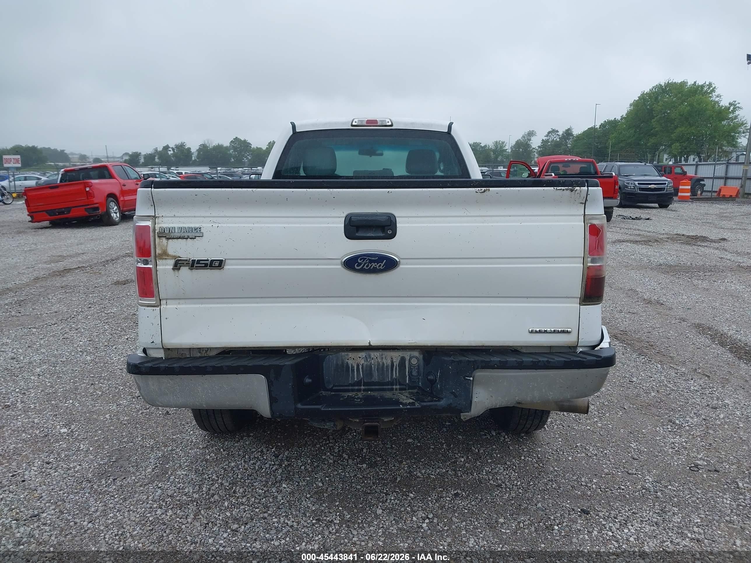 2013 Ford F-150 Stx/xl/xlt White vin: 1FTMF1EM3DKG28095