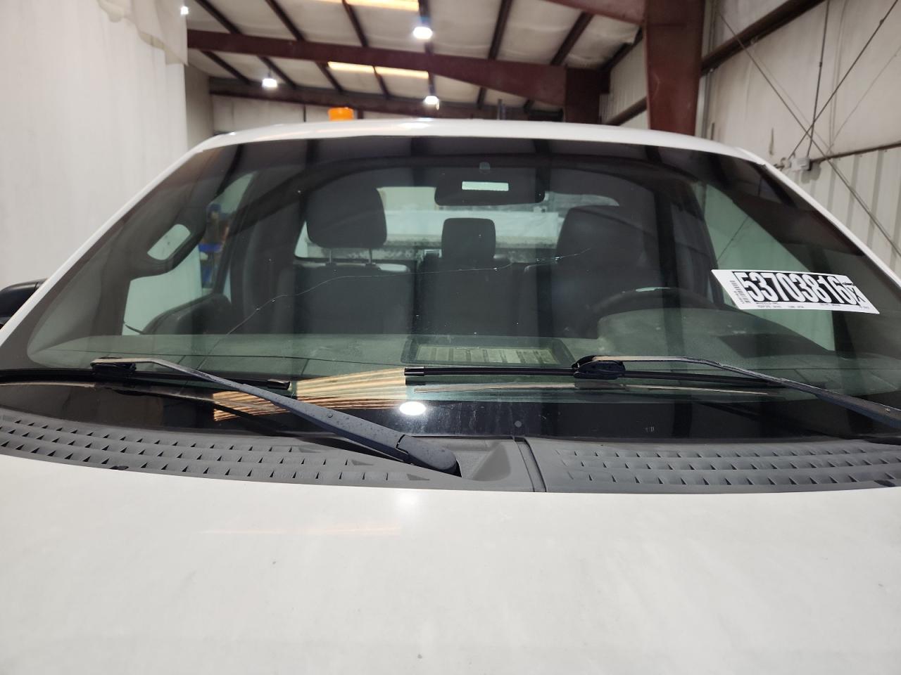 2014 Ford F150 White vin: 1FTMF1EM4EKD53418 Damage: Windshield, Broken, Replacement Required
