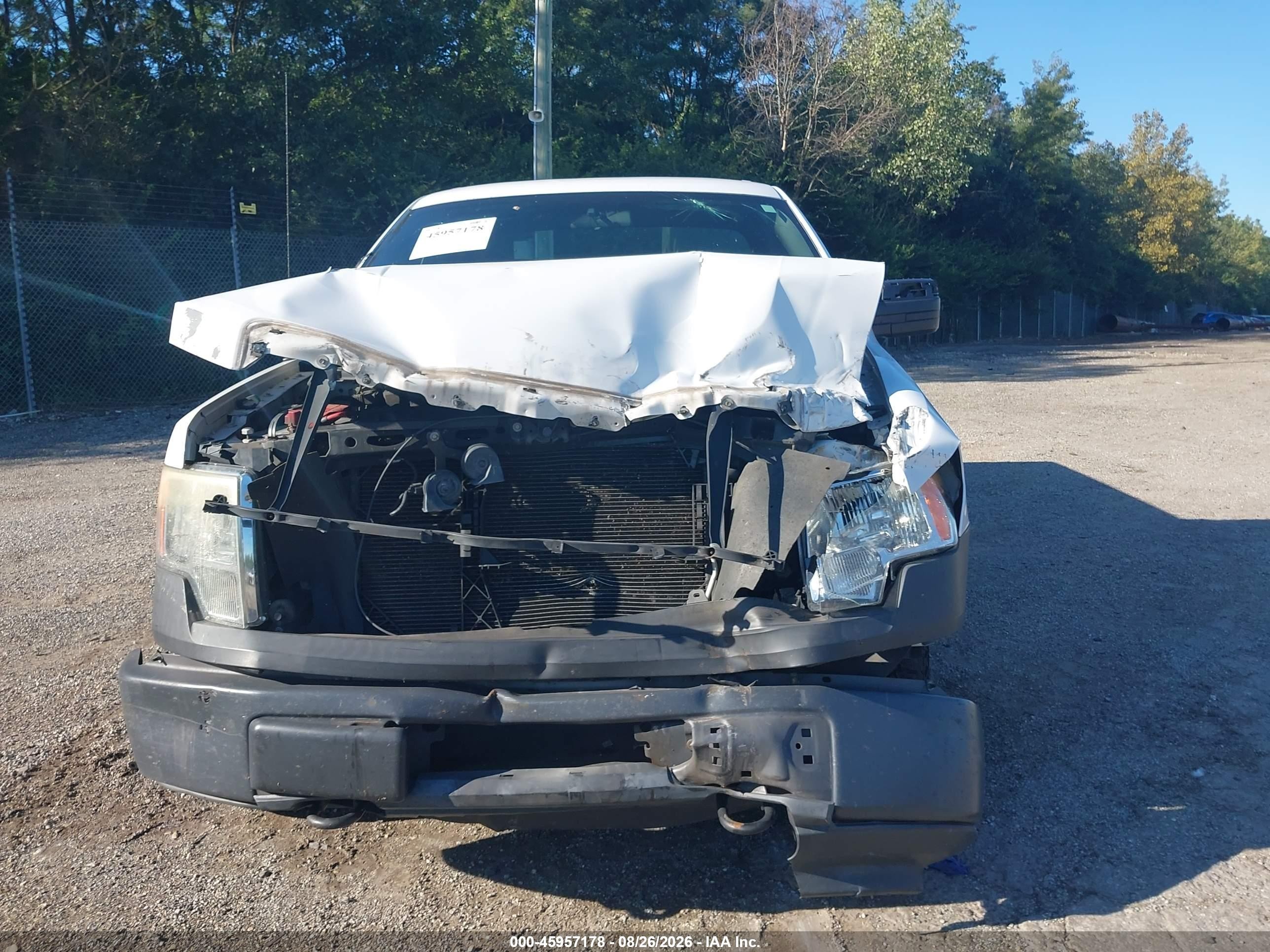 2011 Ford F-150 Xl White vin: 1FTMF1EM5BKE04601