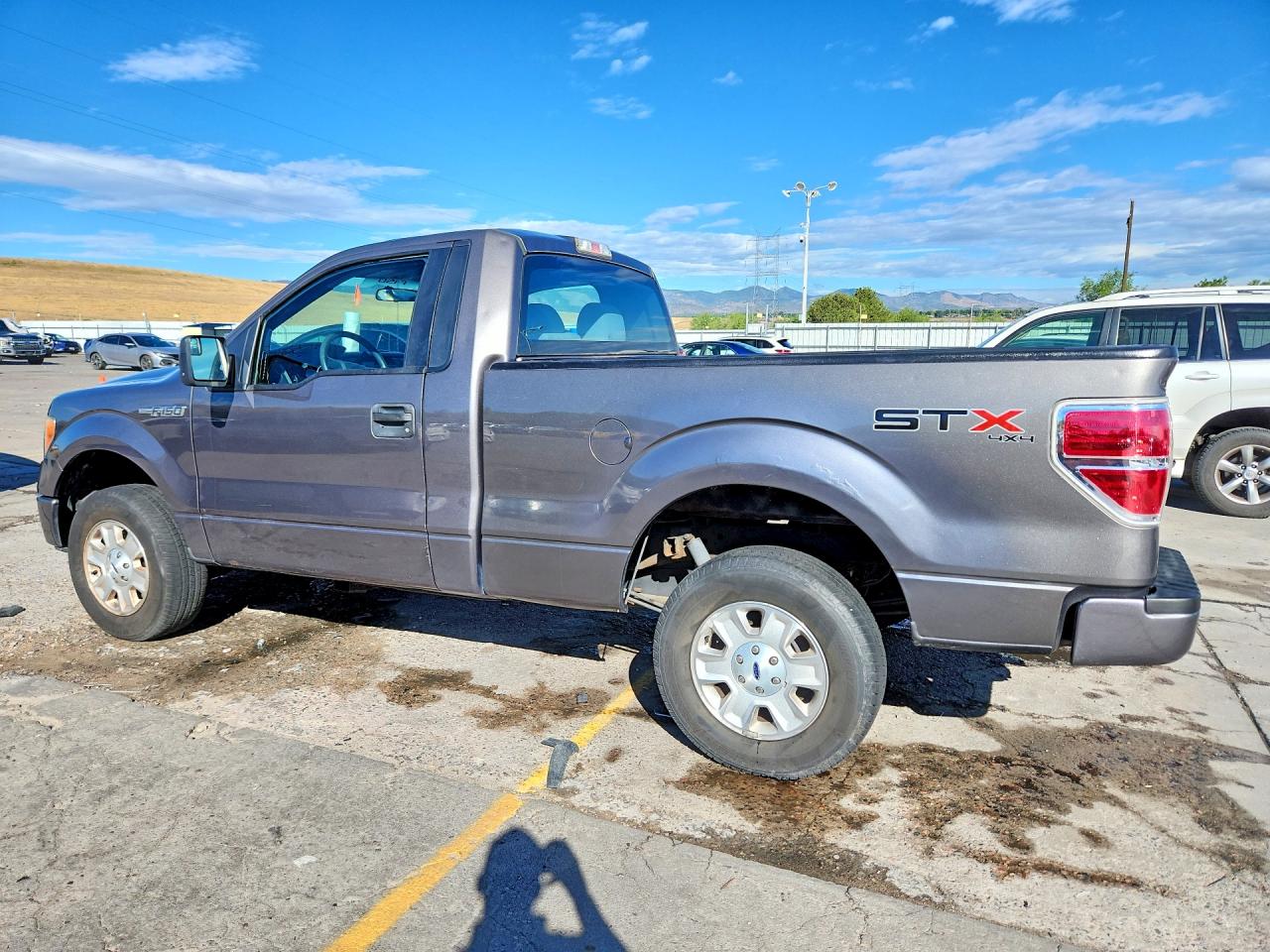 2013 Ford F150 Gray vin: 1FTMF1EM5DKD50722