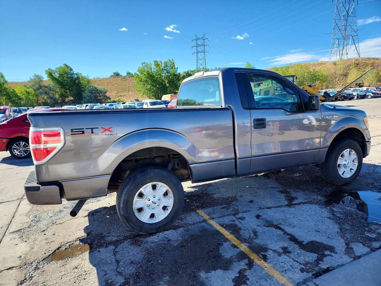 2013 Ford F150 Gray vin: 1FTMF1EM5DKD50722