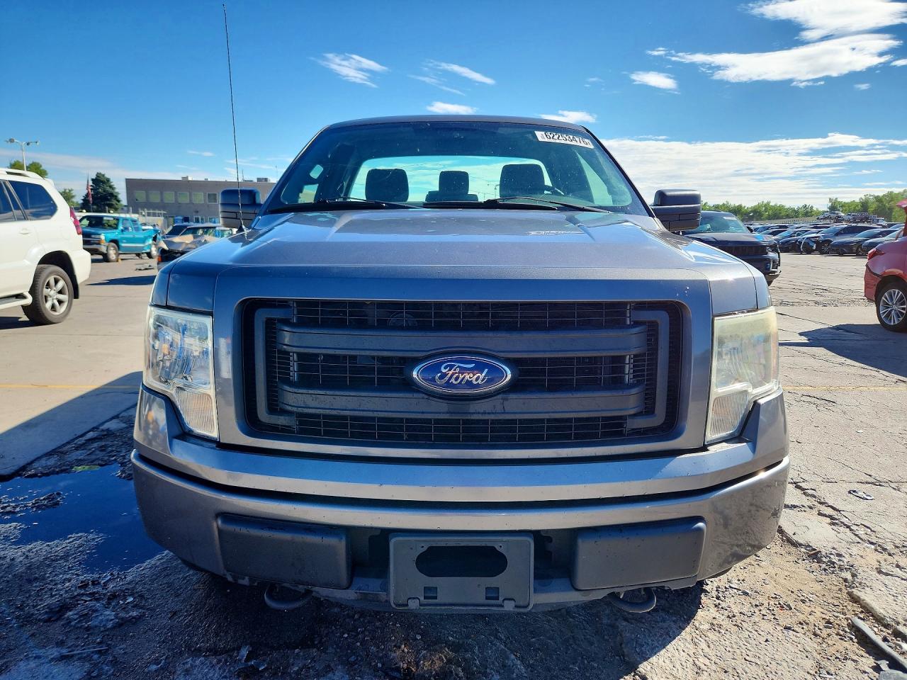 2013 Ford F150 Gray vin: 1FTMF1EM5DKD50722