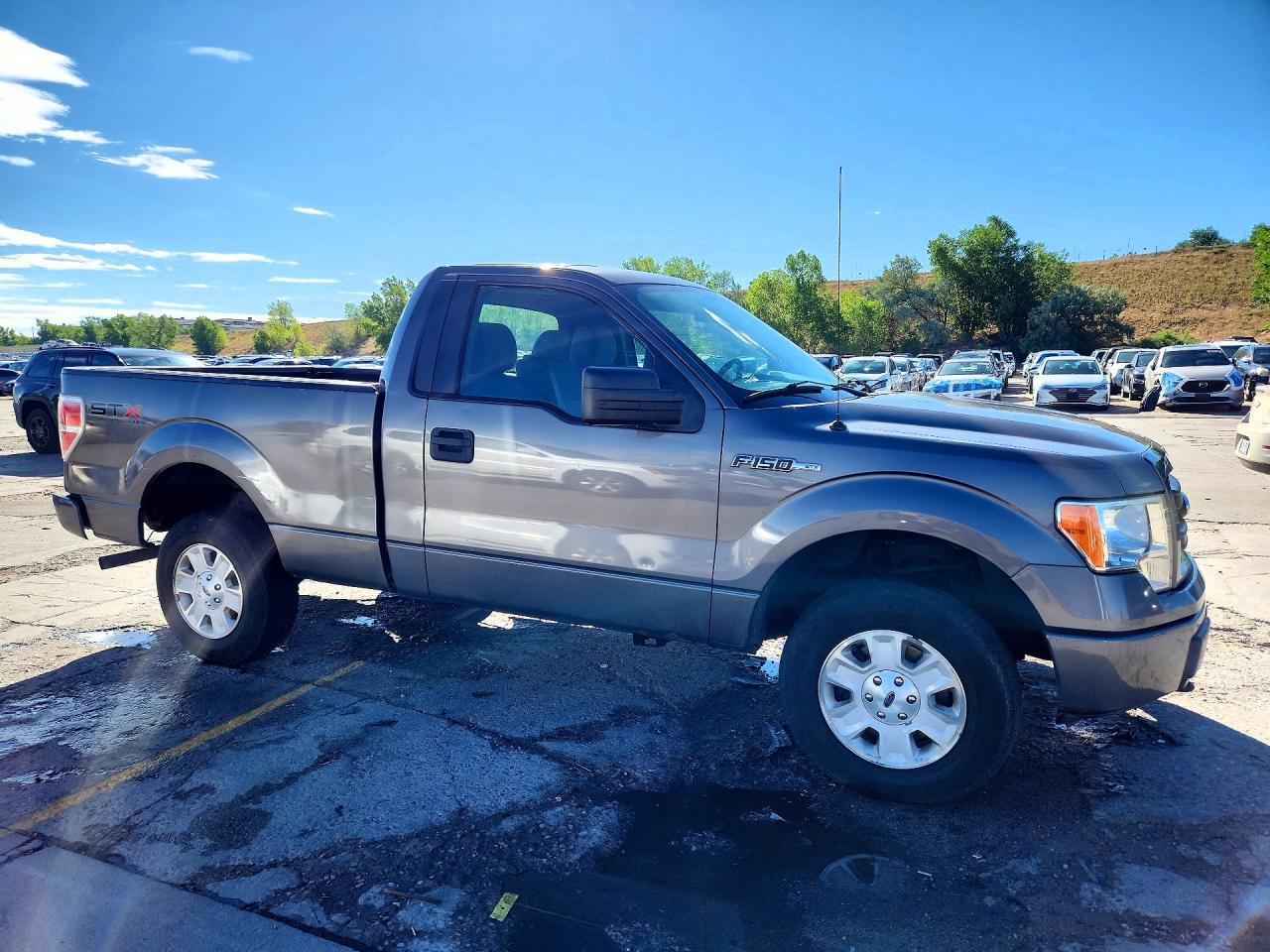 2013 Ford F150 Gray vin: 1FTMF1EM5DKD50722
