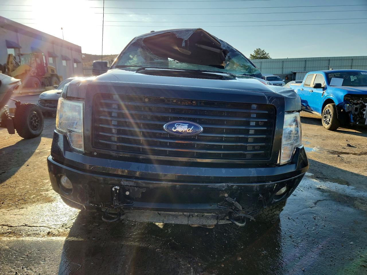 2014 Ford F150 Black vin: 1FTMF1EM5EKE83322