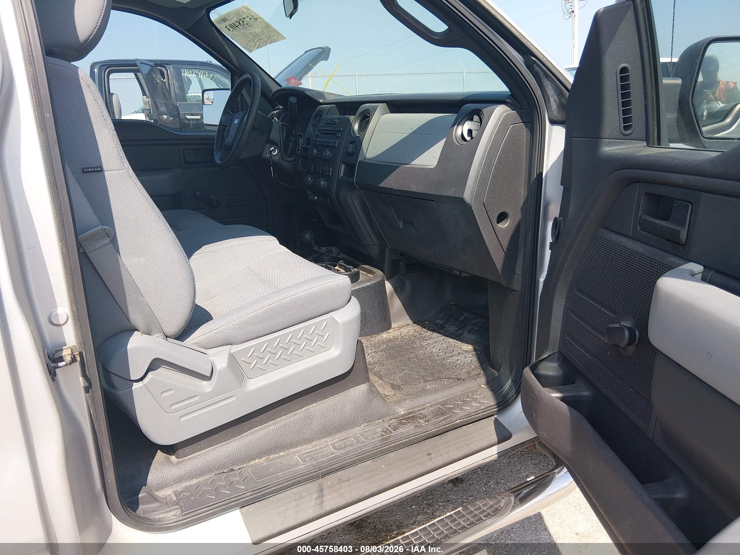 2011 Ford F-150 Xl Silver vin: 1FTMF1EM6BKD51486