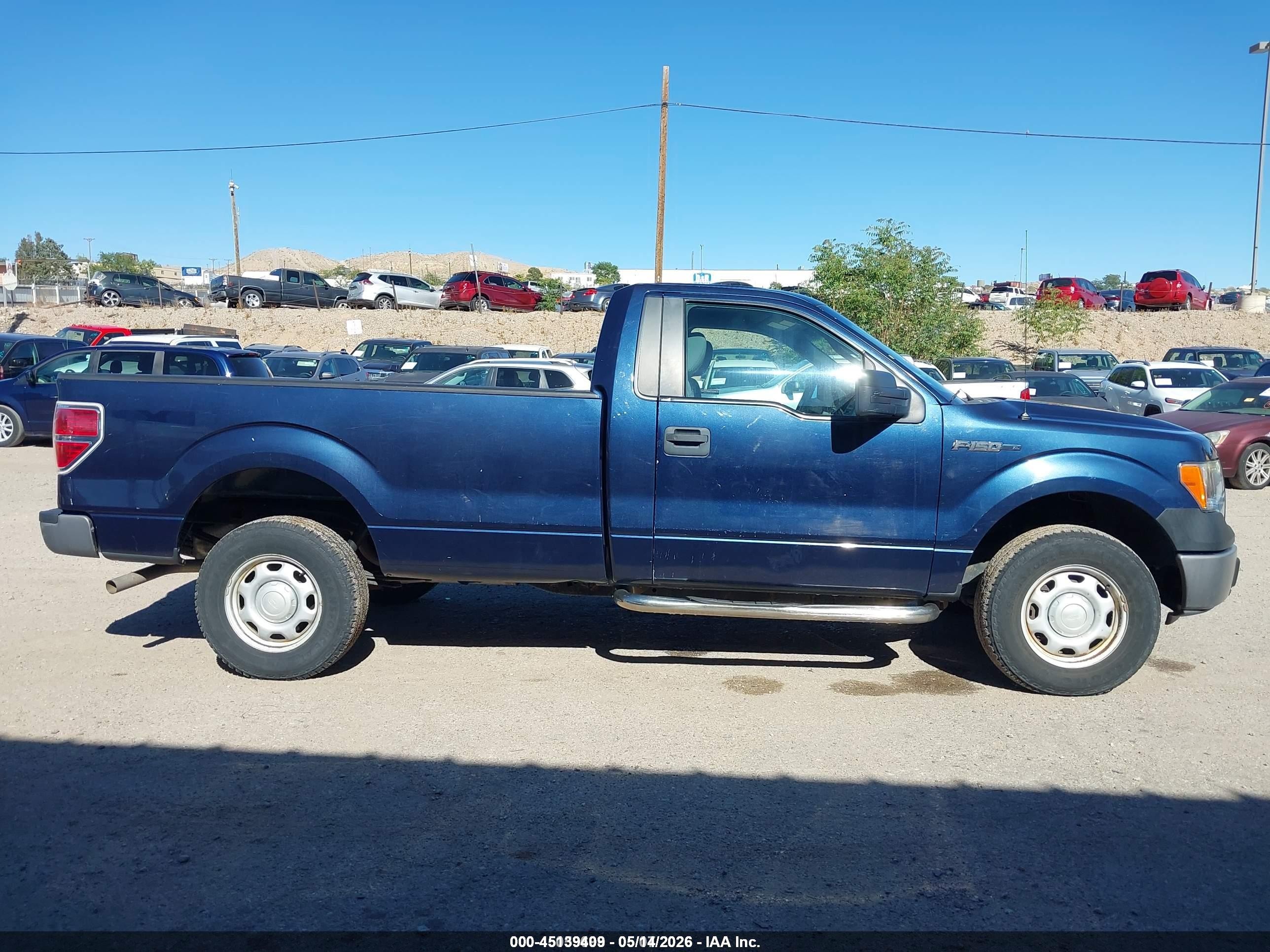 2014 Ford F-150 Xl Blue vin: 1FTMF1EM6EKE26806
