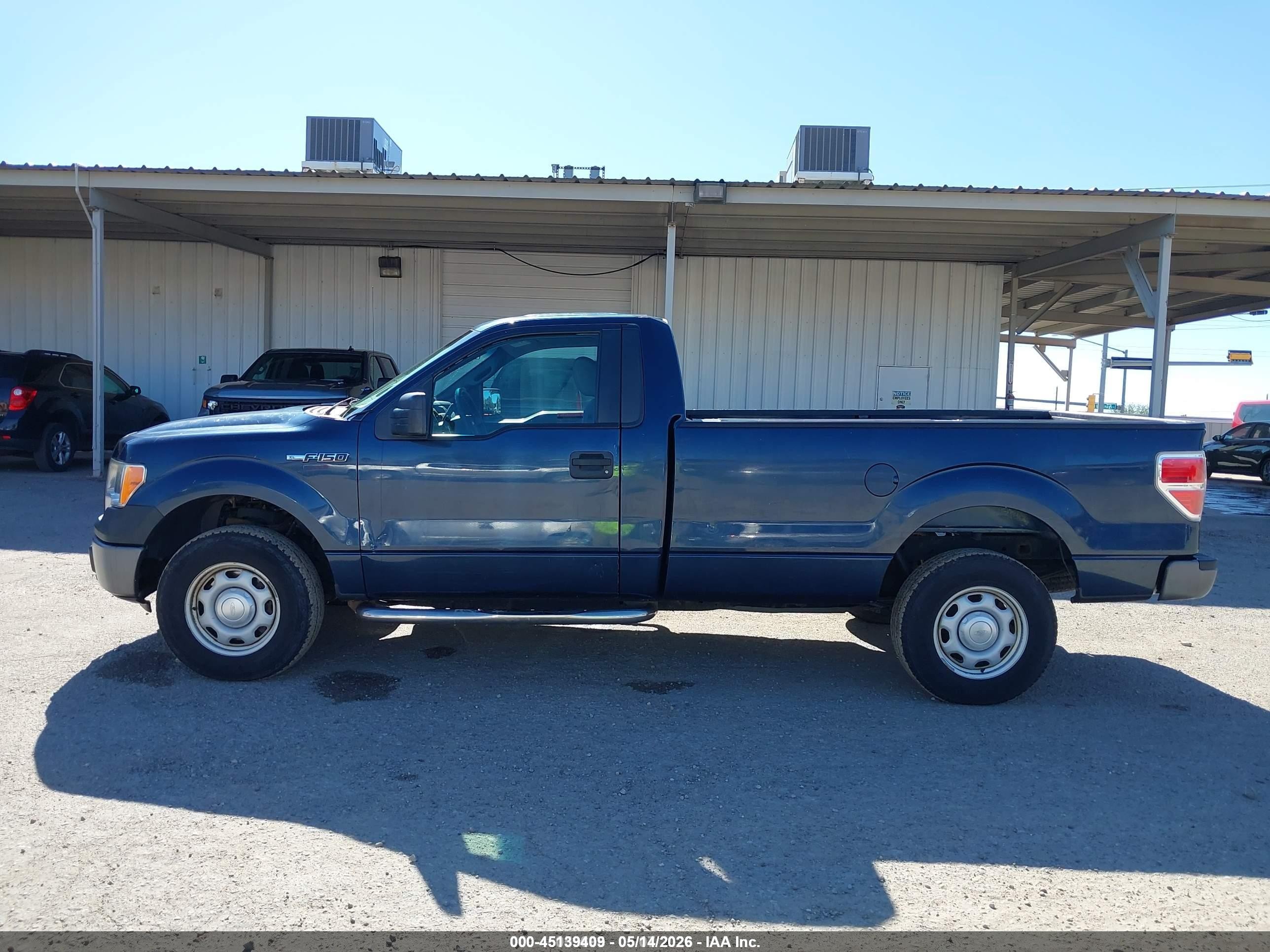2014 Ford F-150 Xl Blue vin: 1FTMF1EM6EKE26806