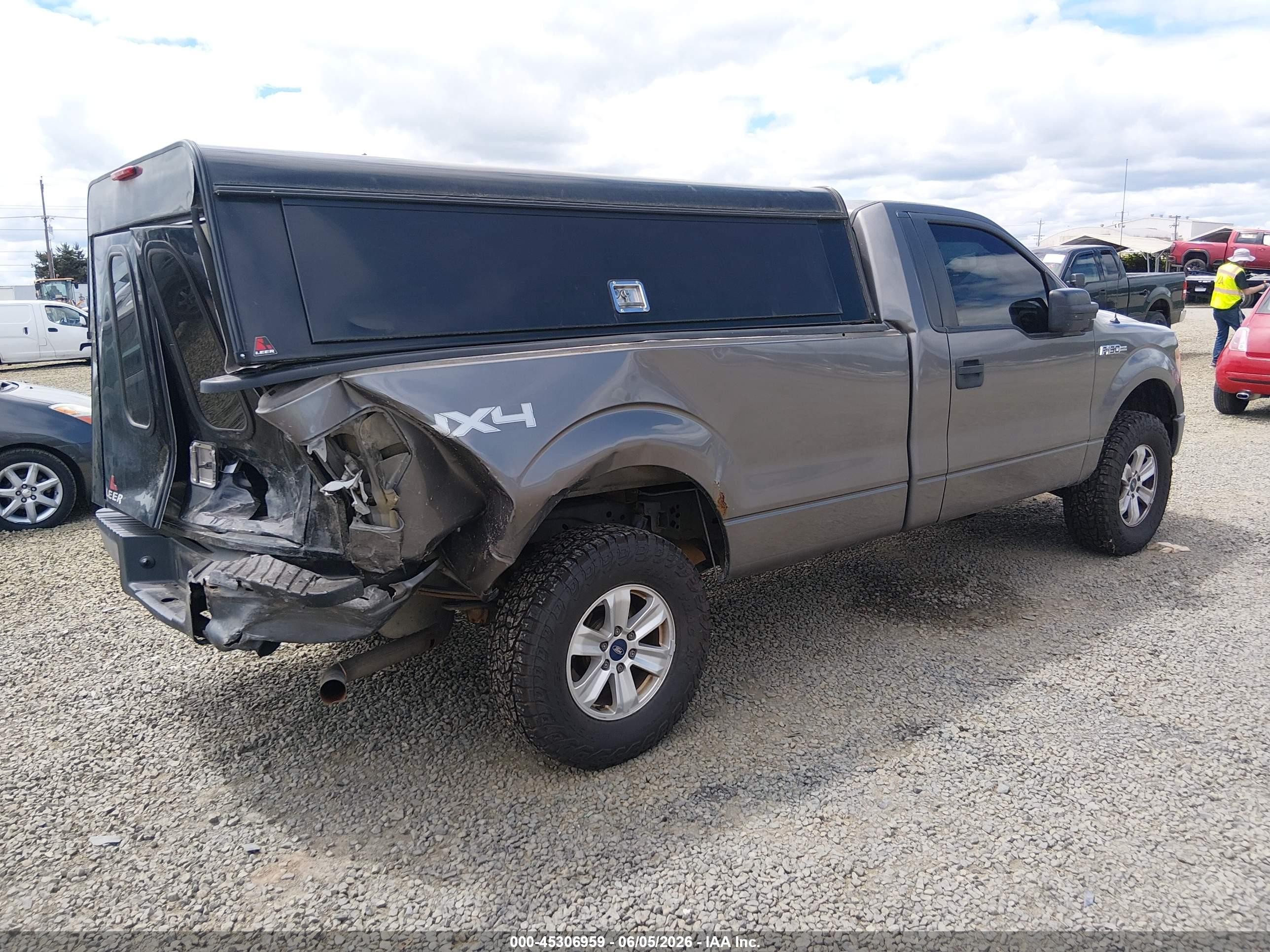 2014 Ford F-150 Xl Серый vin: 1FTMF1EM7EKF29796