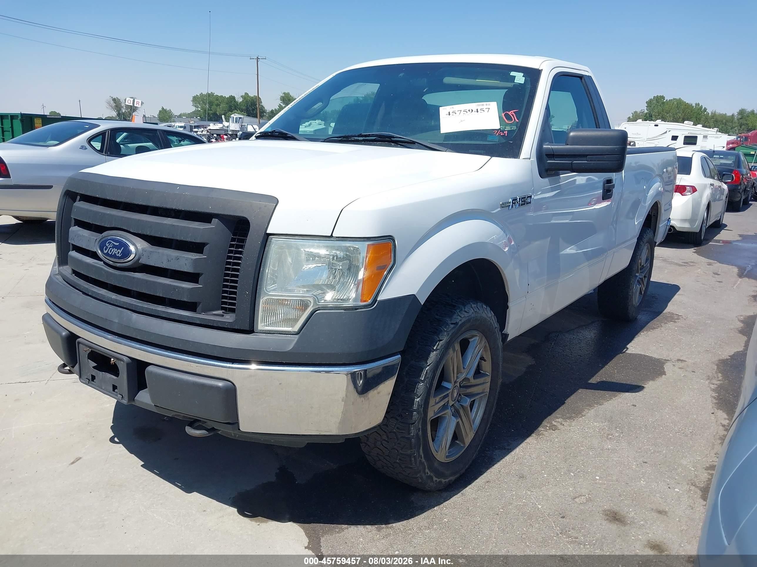2012 Ford F-150 Xl White vin: 1FTMF1EM8CFA96690