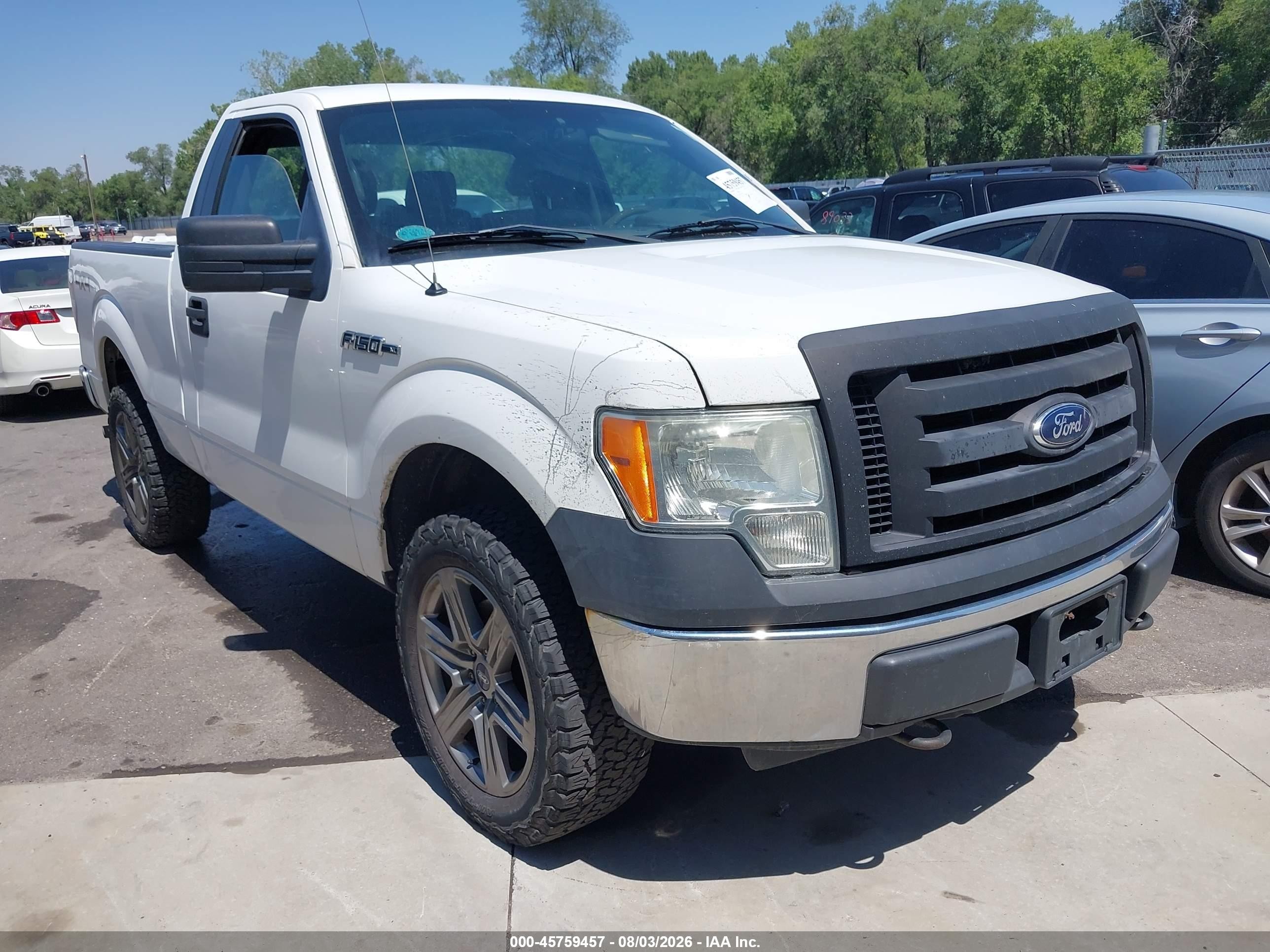 2012 Ford F-150 Xl White vin: 1FTMF1EM8CFA96690