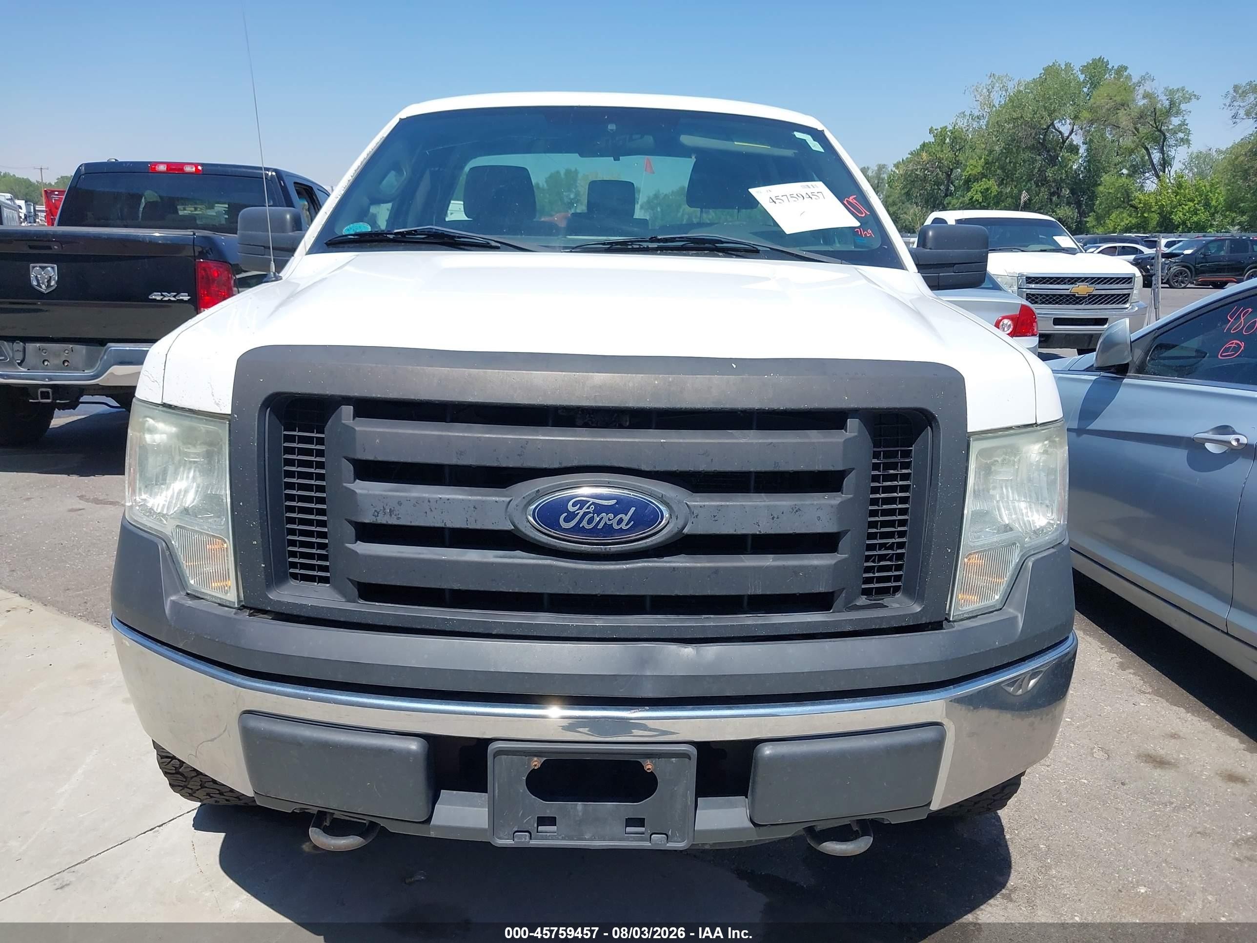 2012 Ford F-150 Xl White vin: 1FTMF1EM8CFA96690