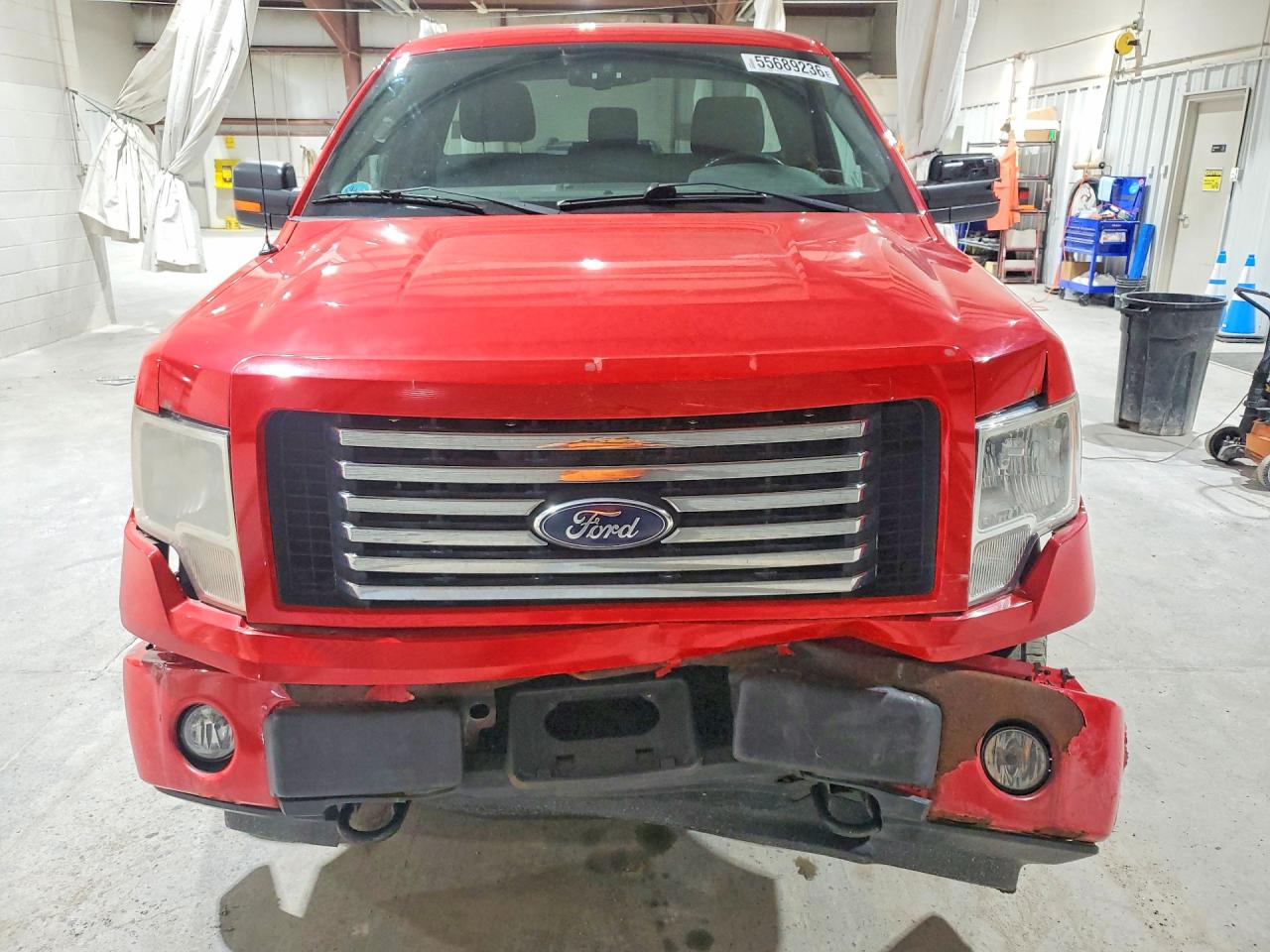 2012 Ford F150 Red vin: 1FTMF1EM8CFB23161