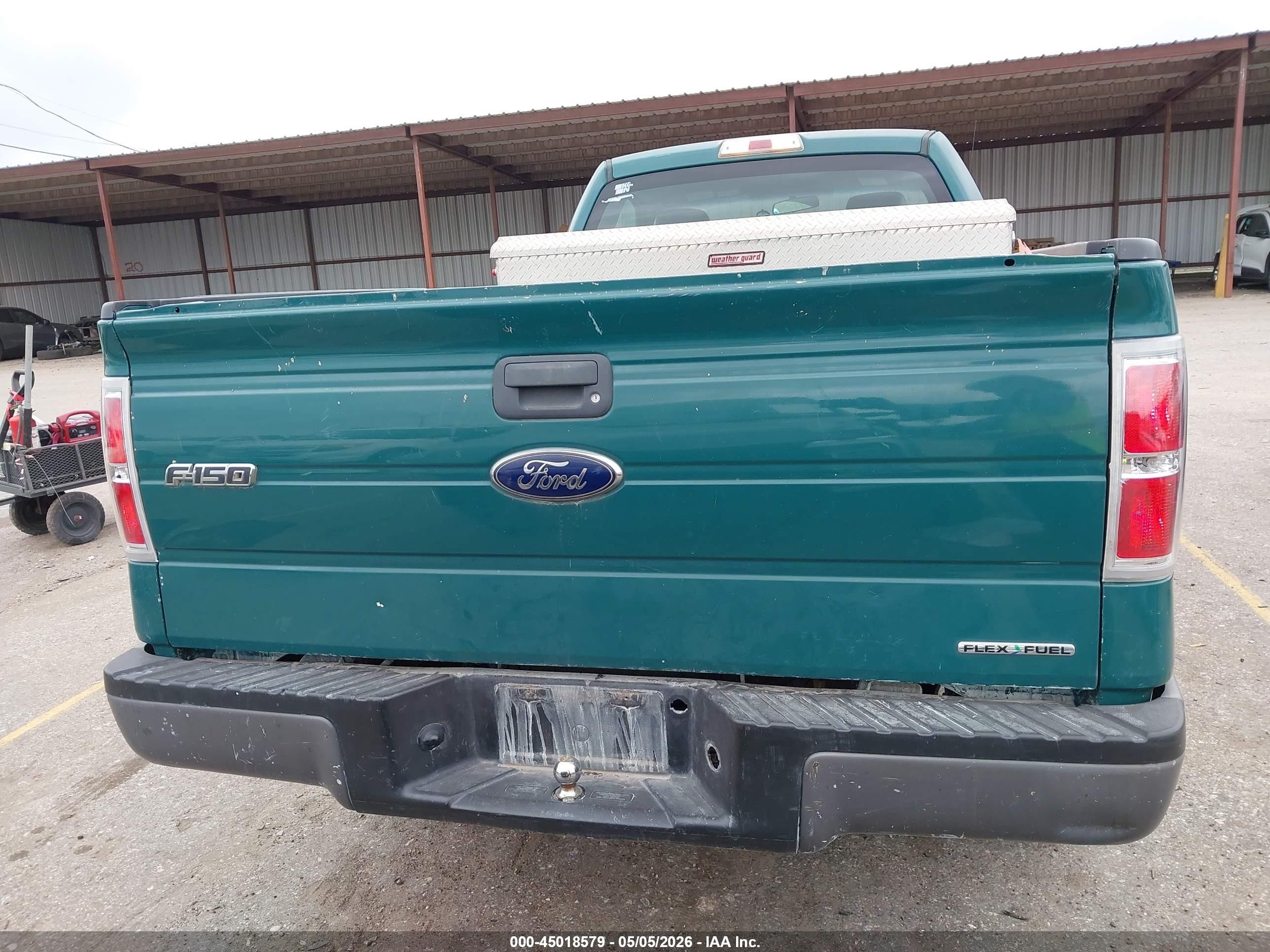 2013 Ford F-150 Xl Green vin: 1FTMF1EM8DKE57991