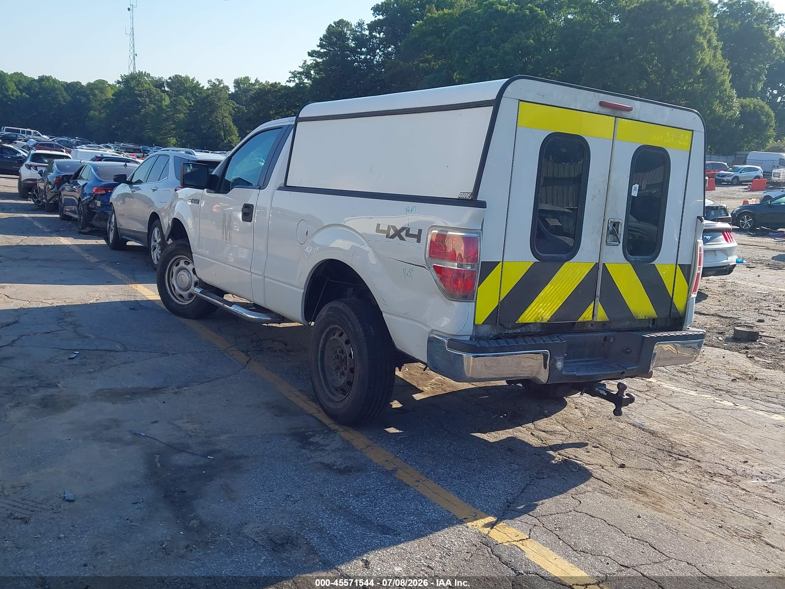 2013 Ford F-150 Stx/xl/xlt White vin: 1FTMF1EM9DFC21648