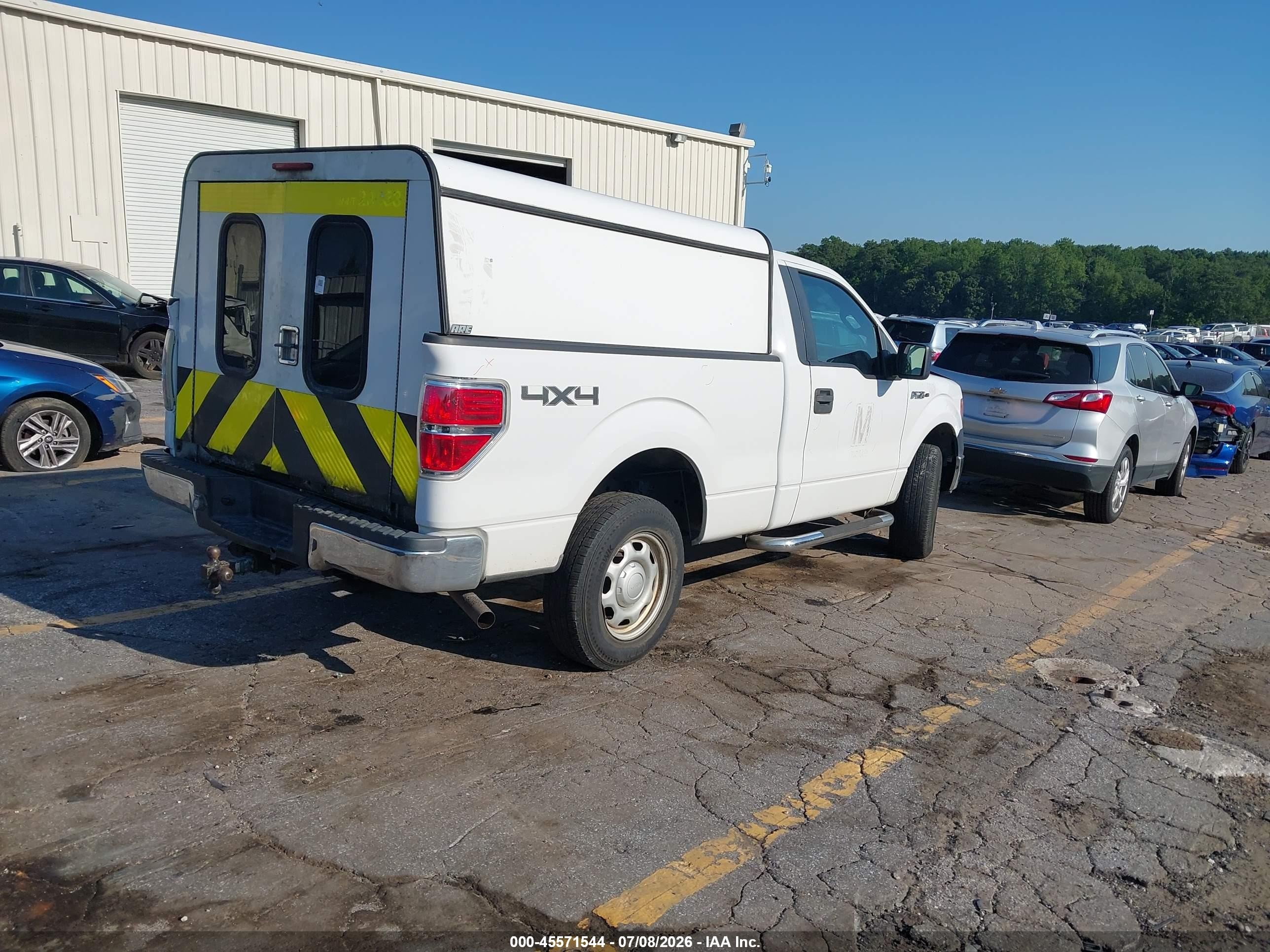 2013 Ford F-150 Stx/xl/xlt White vin: 1FTMF1EM9DFC21648