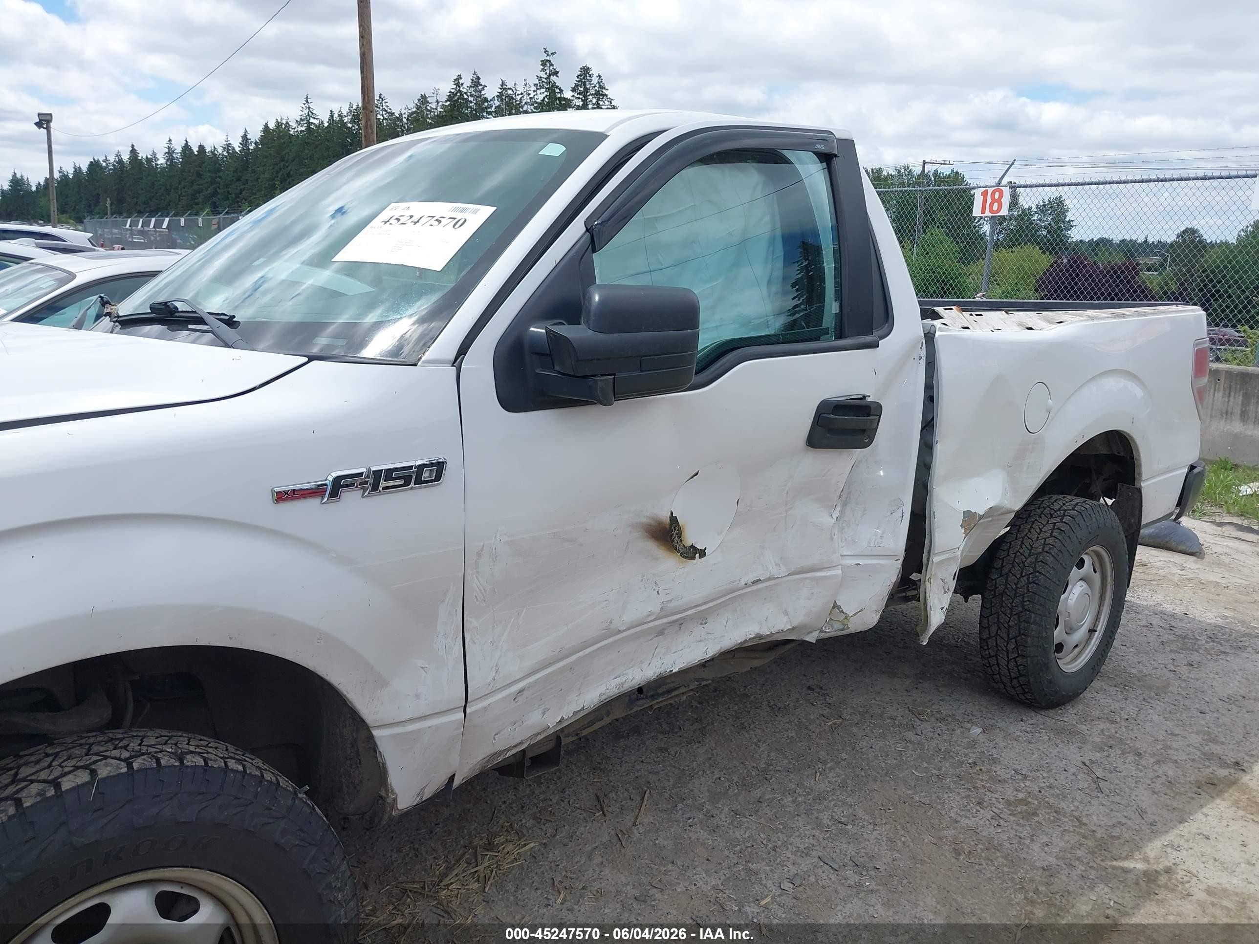 2014 Ford F-150 Xl Белый vin: 1FTMF1EM9EFB62988