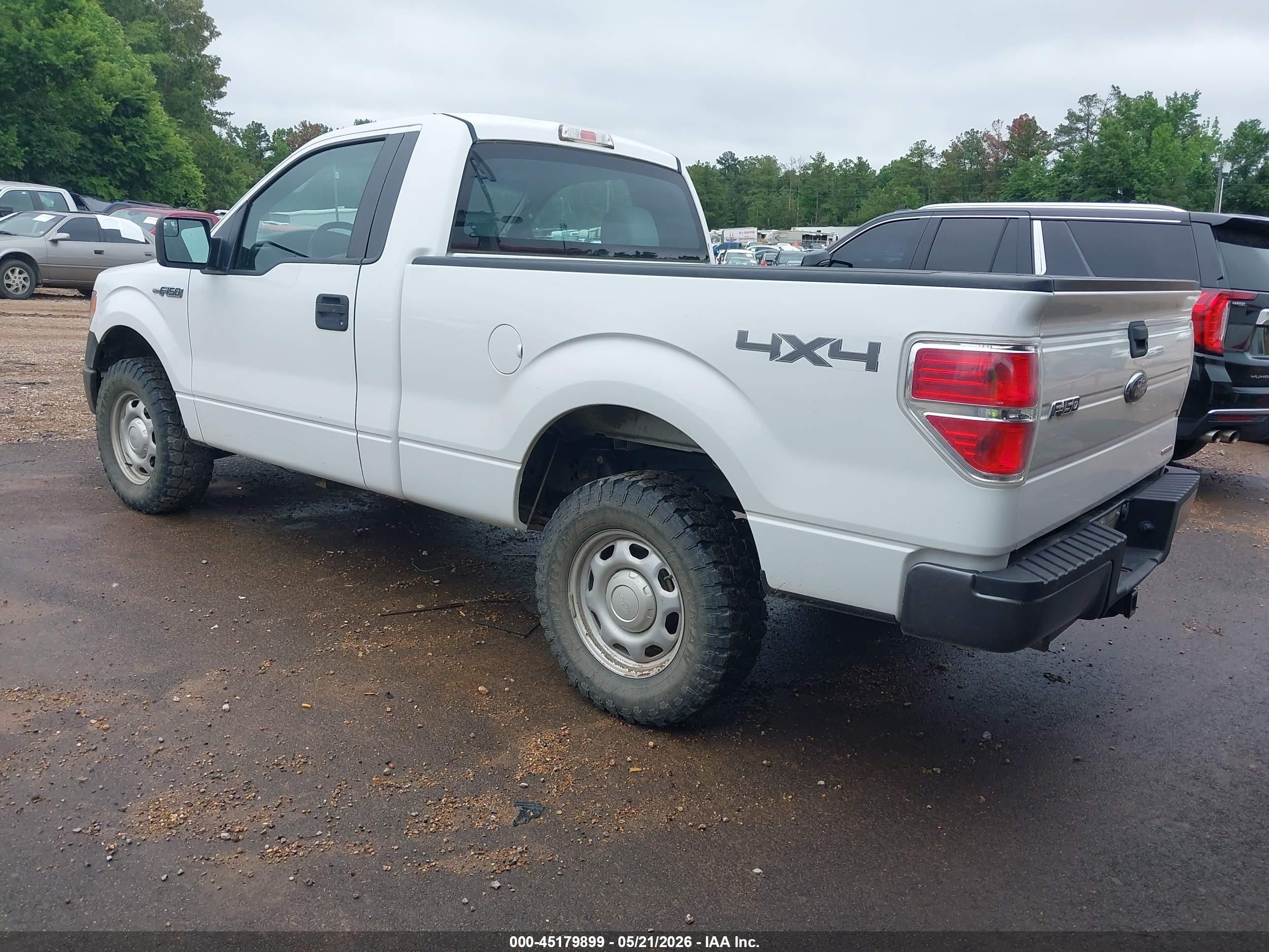2014 Ford F-150 Xl White vin: 1FTMF1EM9EFC01661