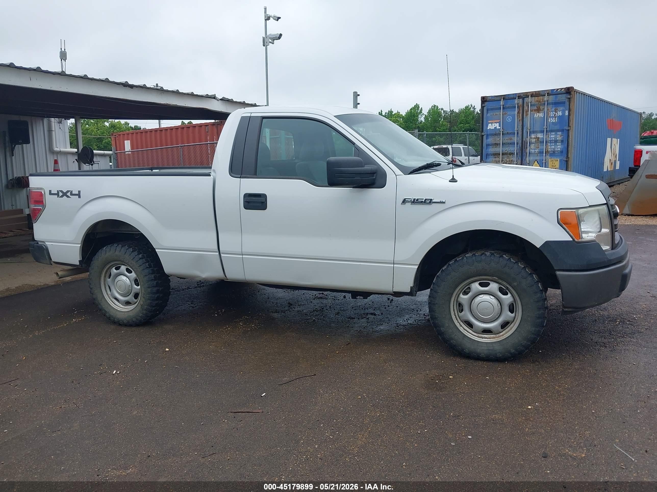 2014 Ford F-150 Xl White vin: 1FTMF1EM9EFC01661