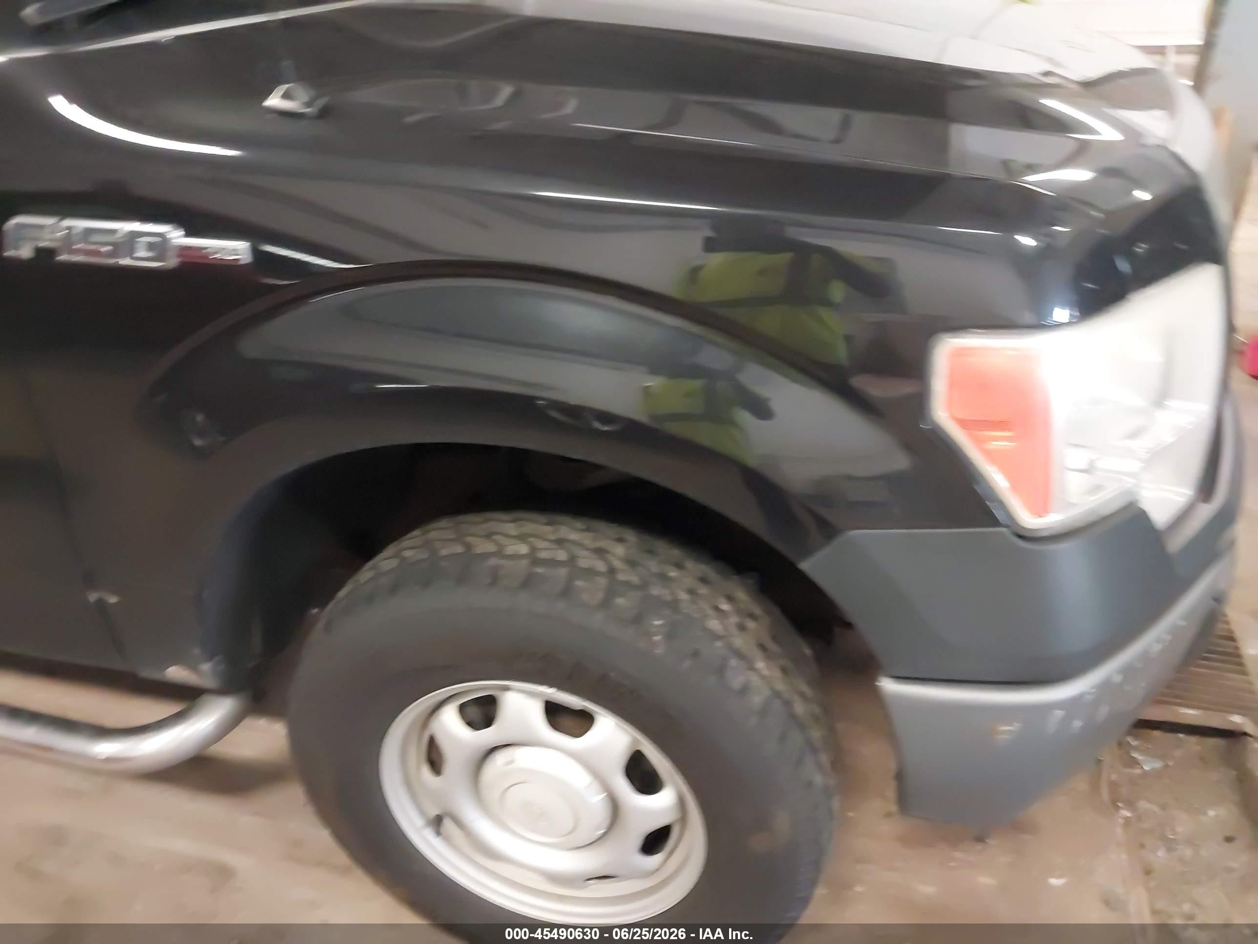 2014 Ford F-150 Xl Black vin: 1FTMF1EM9EKF11266