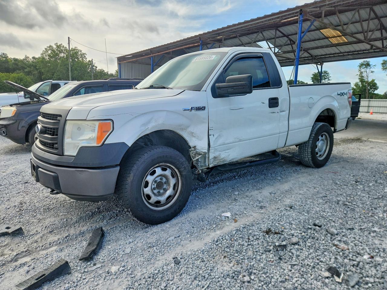 2013 Ford F150 Белый vin: 1FTMF1EMXDKE29433