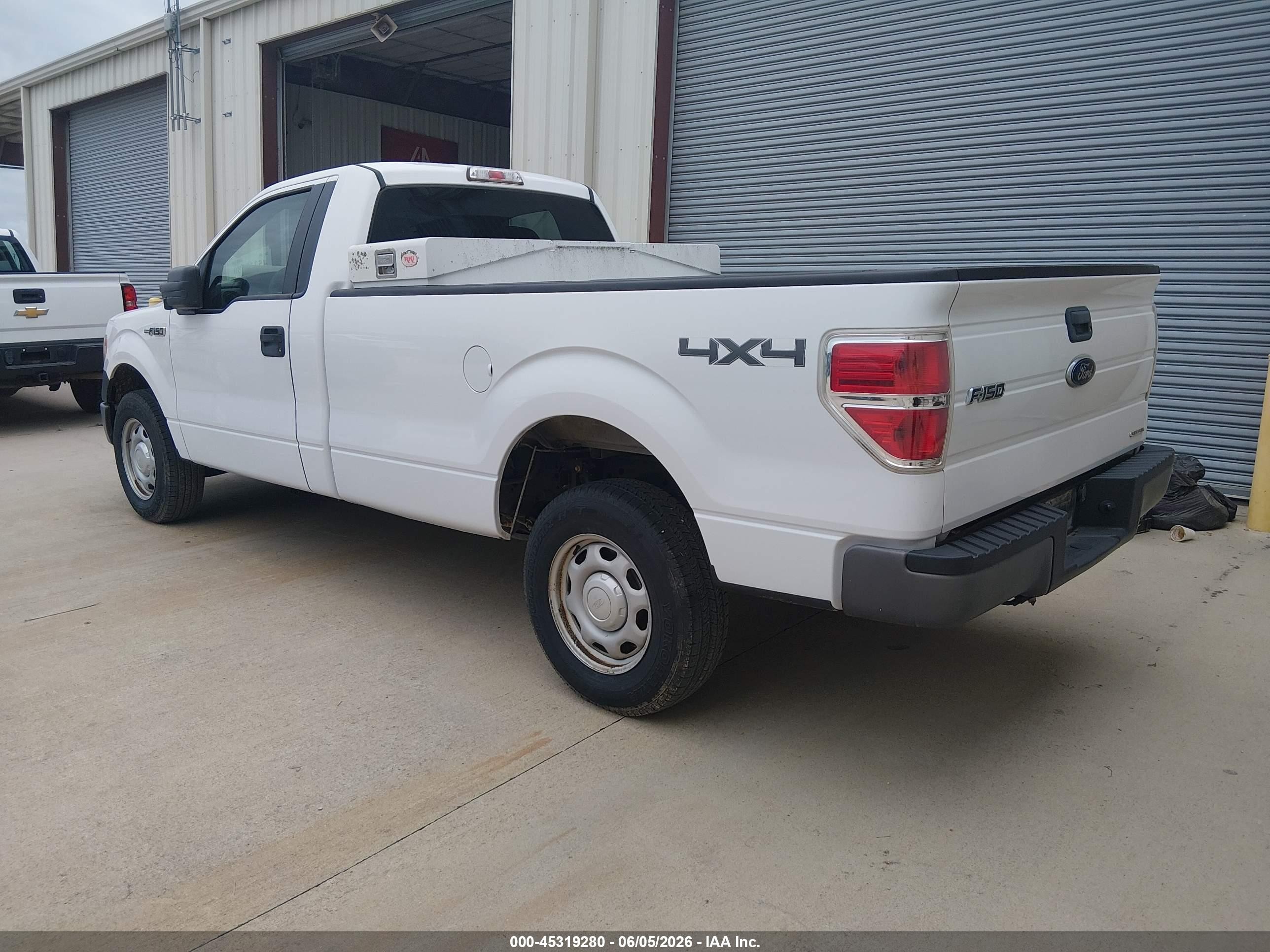 2014 Ford F-150 Xl White vin: 1FTMF1EMXEKE59646